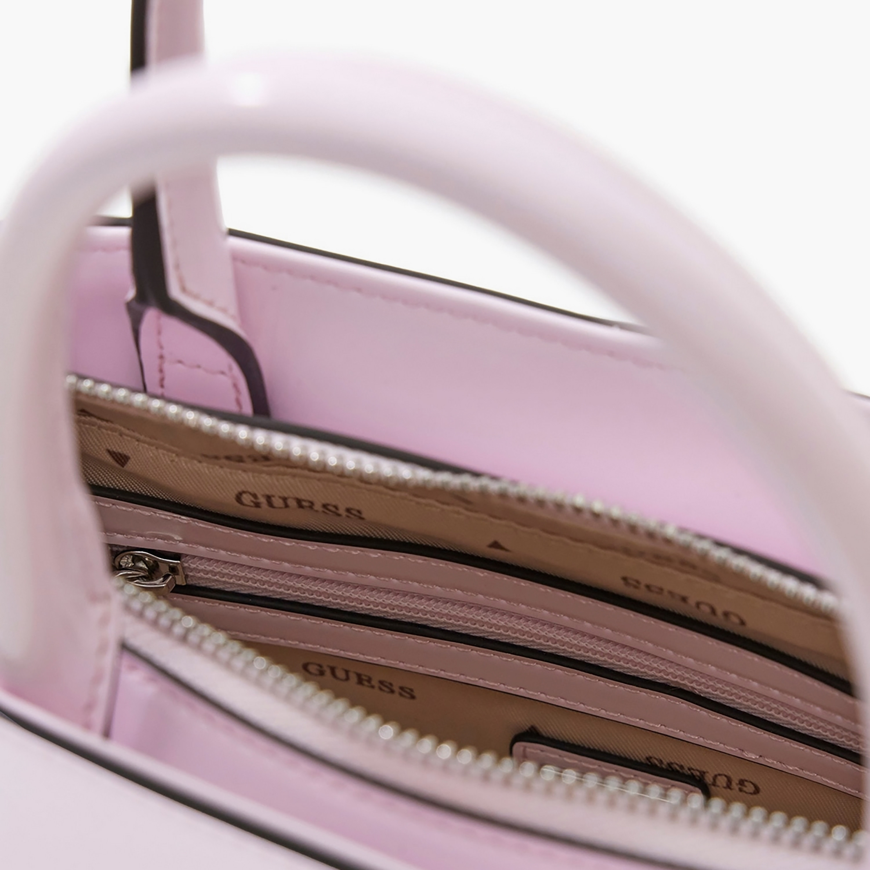 حقيبة تسوق Guess Arnela سادة بمقبضين وسحاب إغلاق-women-bagsandwallets-handbags-image-5