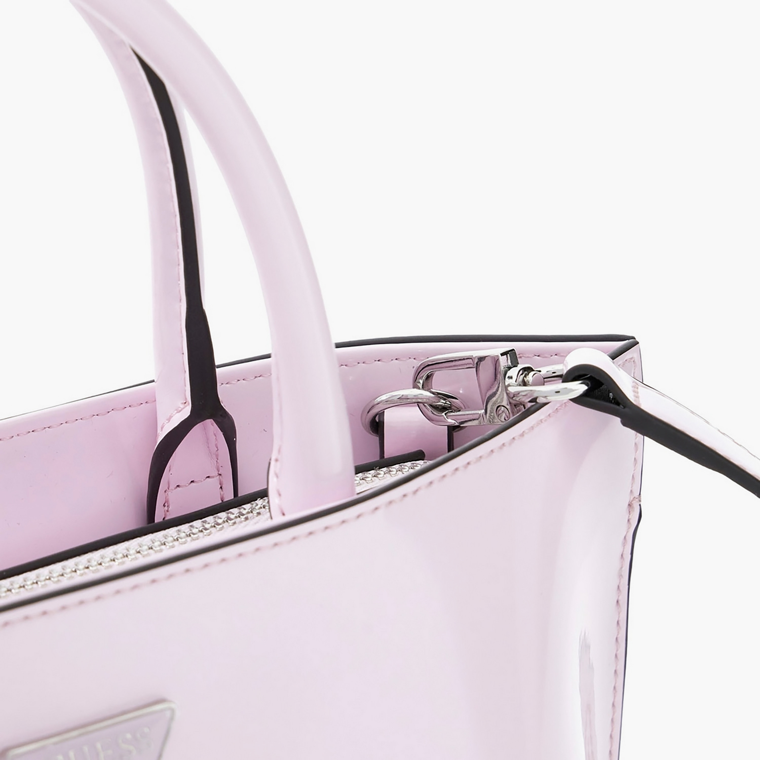 حقيبة تسوق Guess Arnela سادة بمقبضين وسحاب إغلاق-women-bagsandwallets-handbags-image-6