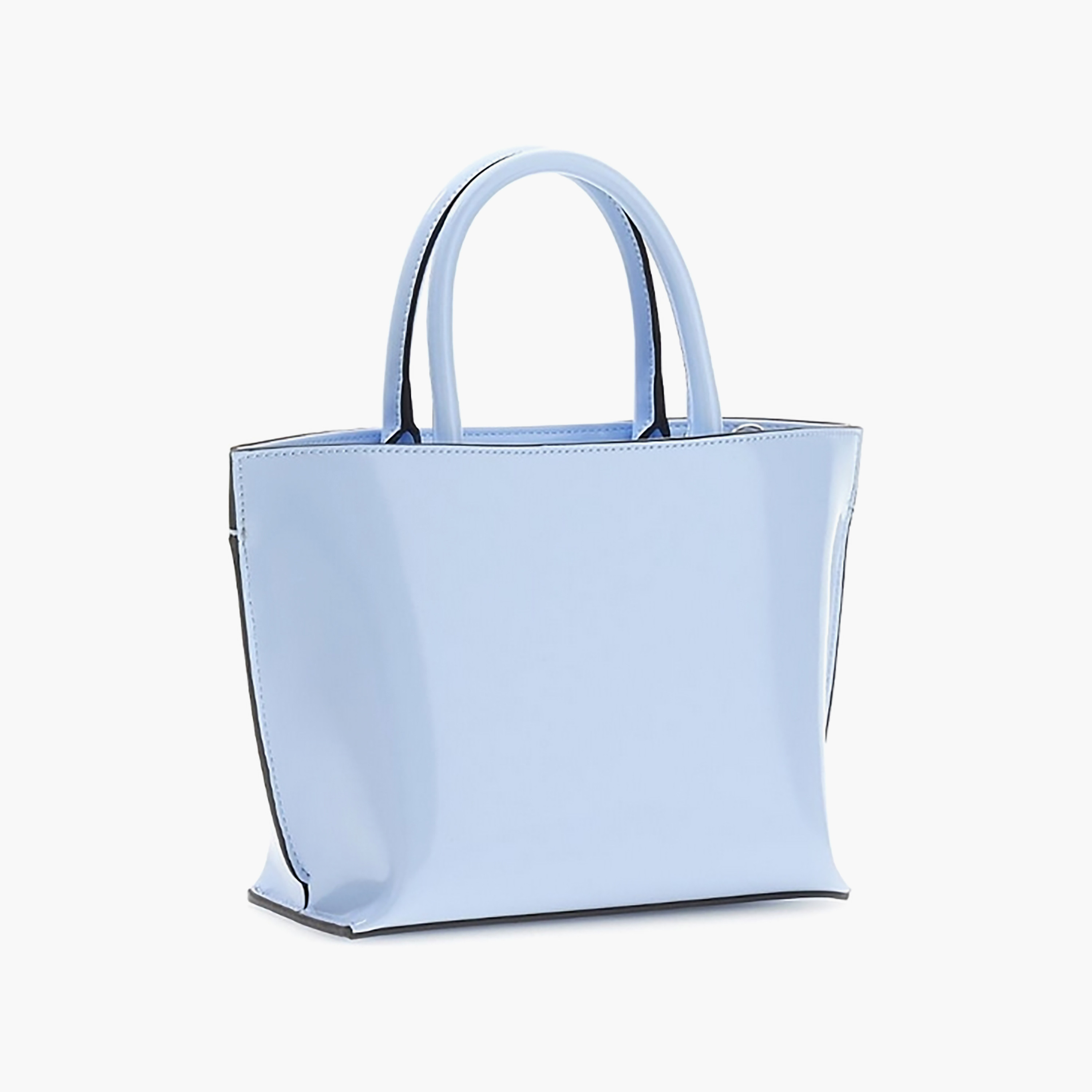 Guess Arnela Plain Double Handle Tote Bag with Zipper Closure-women-bagsandwallets-handbags-image-5