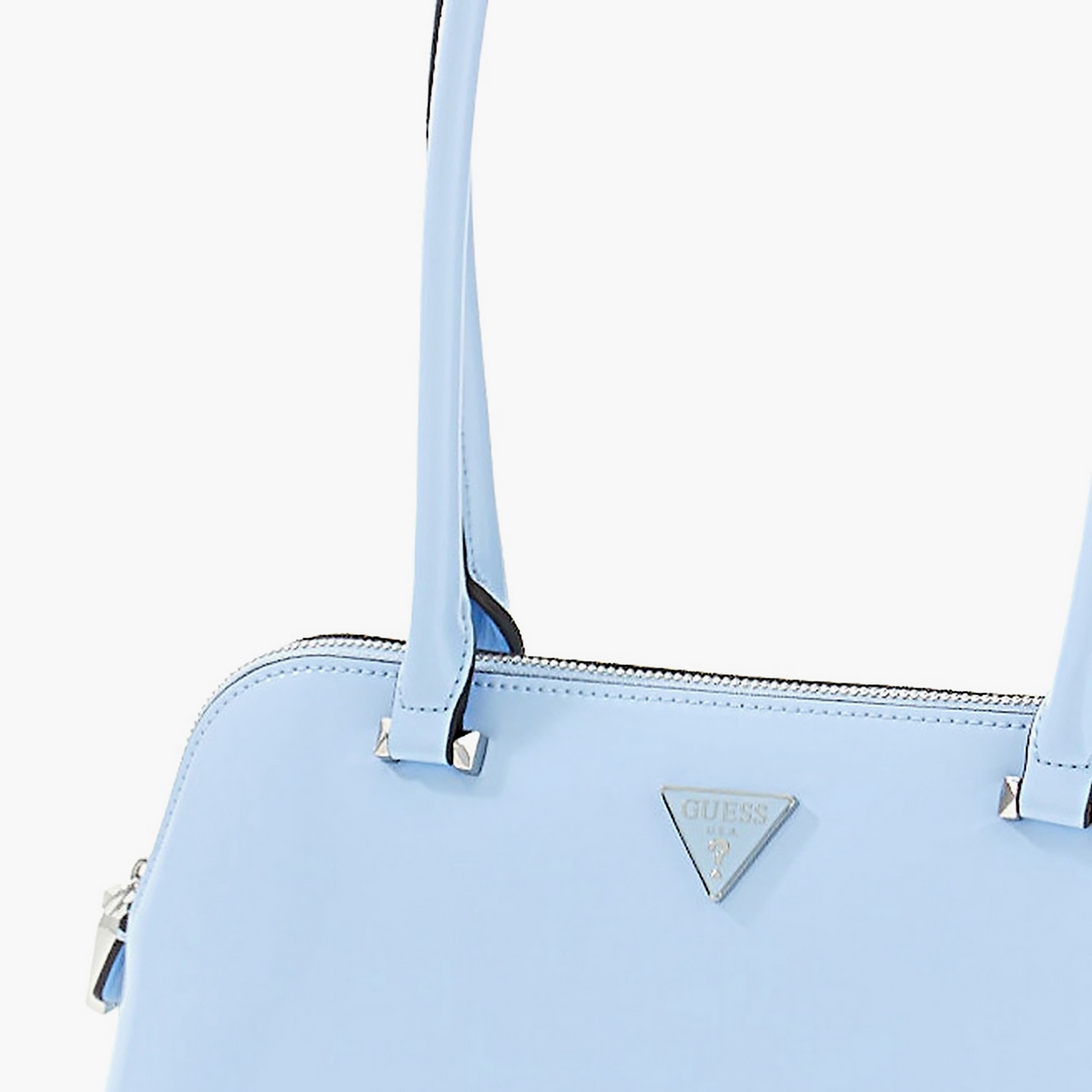 Guess Arnela Plain Double Handle Shoulder Bag with Zipper Closure-women-bagsandwallets-handbags-image-5