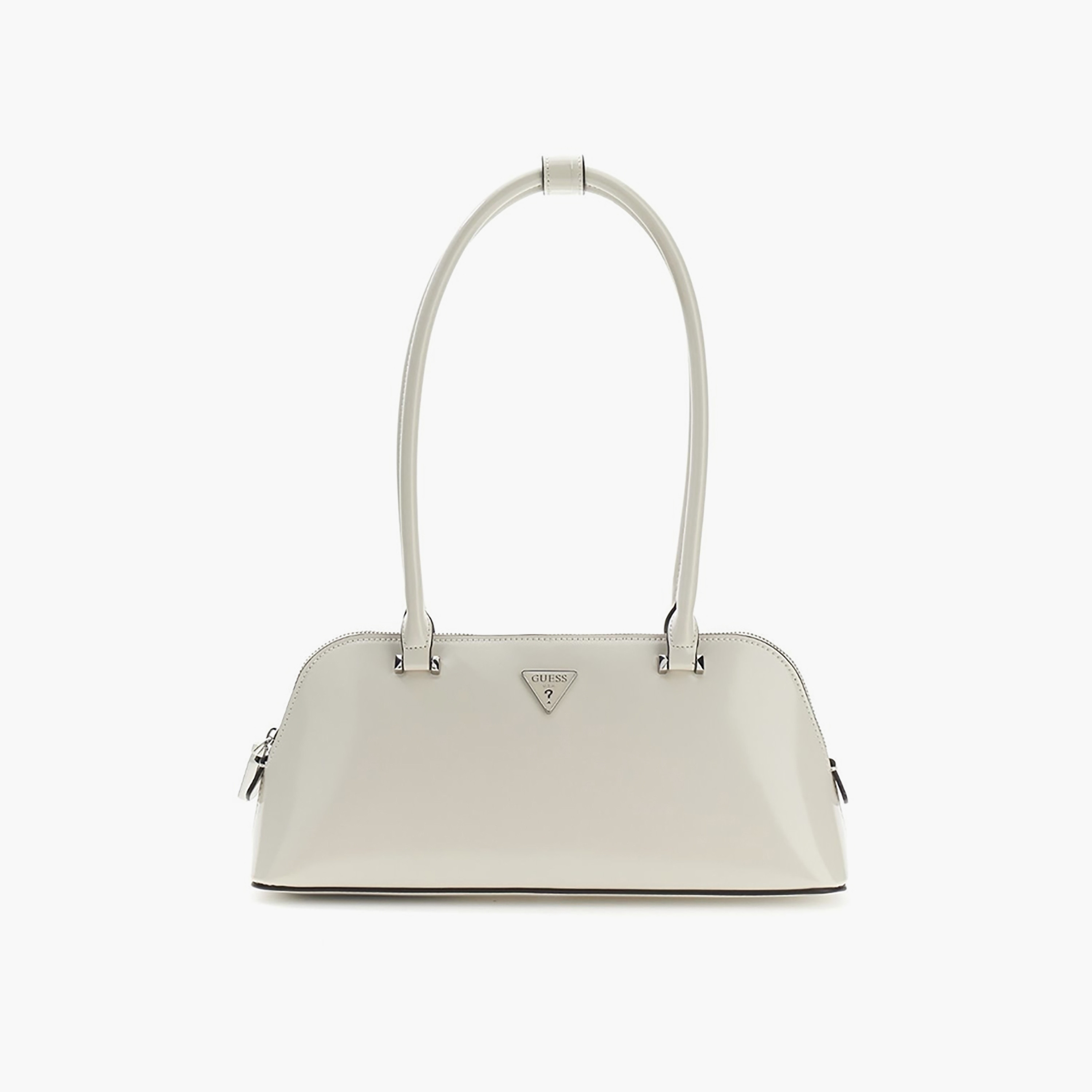 Guess Arnela Plain Double Handle Shoulder Bag with Zipper Closure-women-bagsandwallets-handbags-image-4