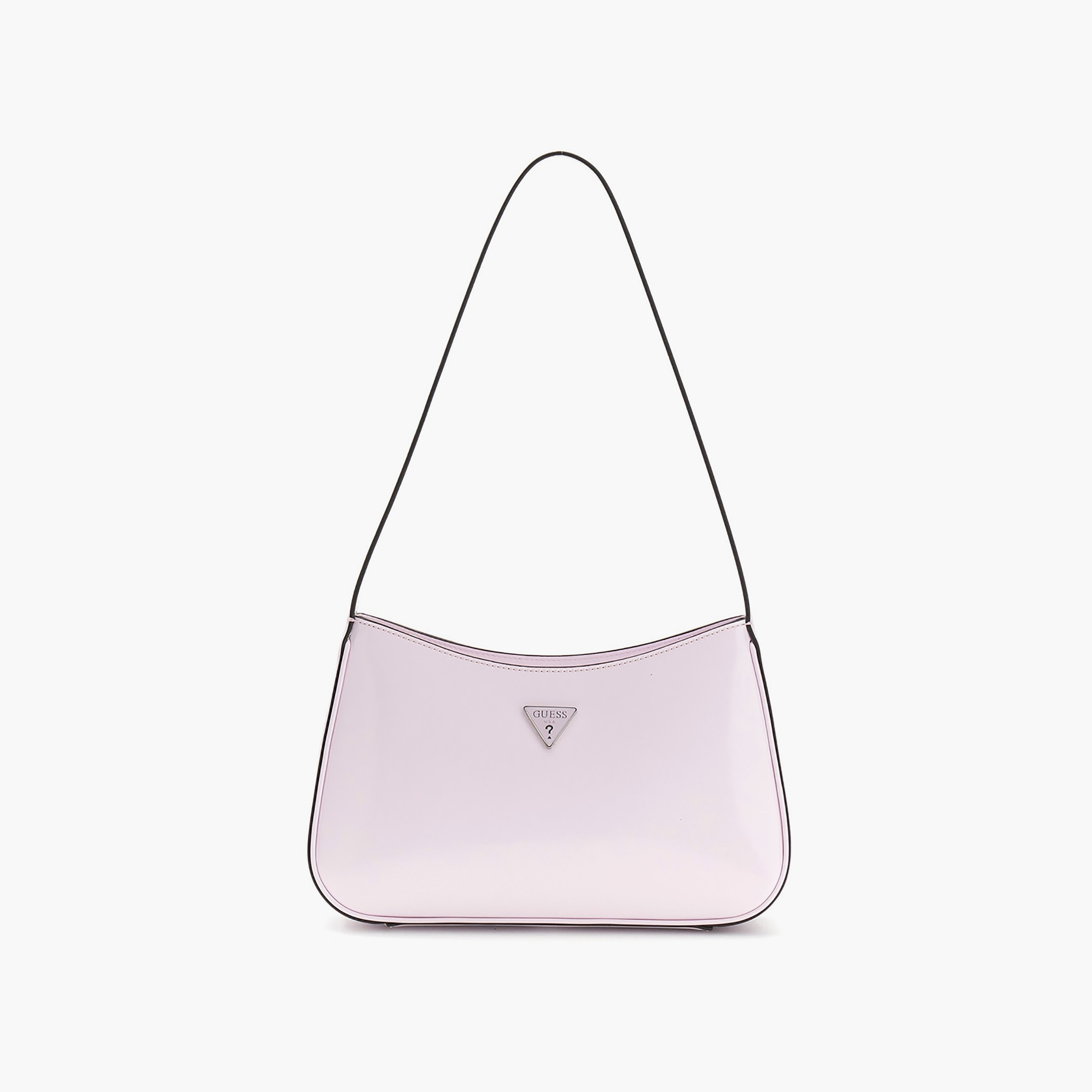 Guess Arnela Plain Shoulder Bag with Zipper Closure & Non-Detachable Strap-women-bagsandwallets-handbags-image-1