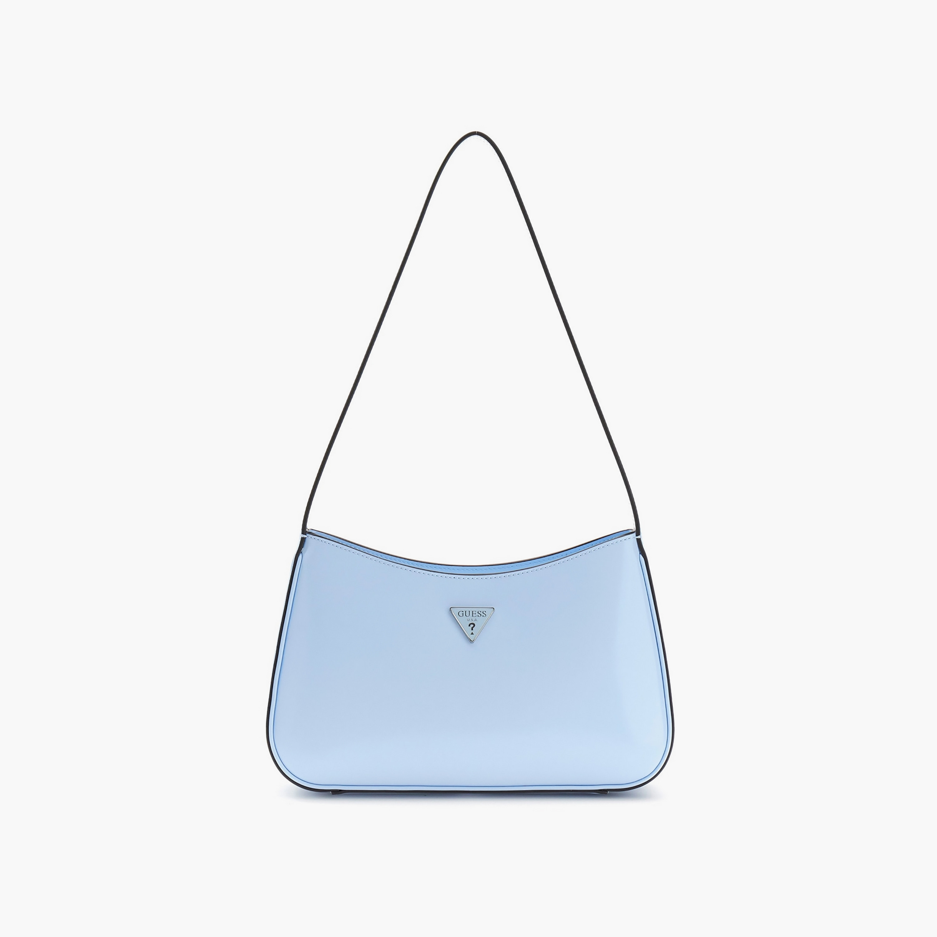 Guess Arnela Plain Shoulder Bag with Zipper Closure & Non-Detachable Strap-women-bagsandwallets-handbags-image-1