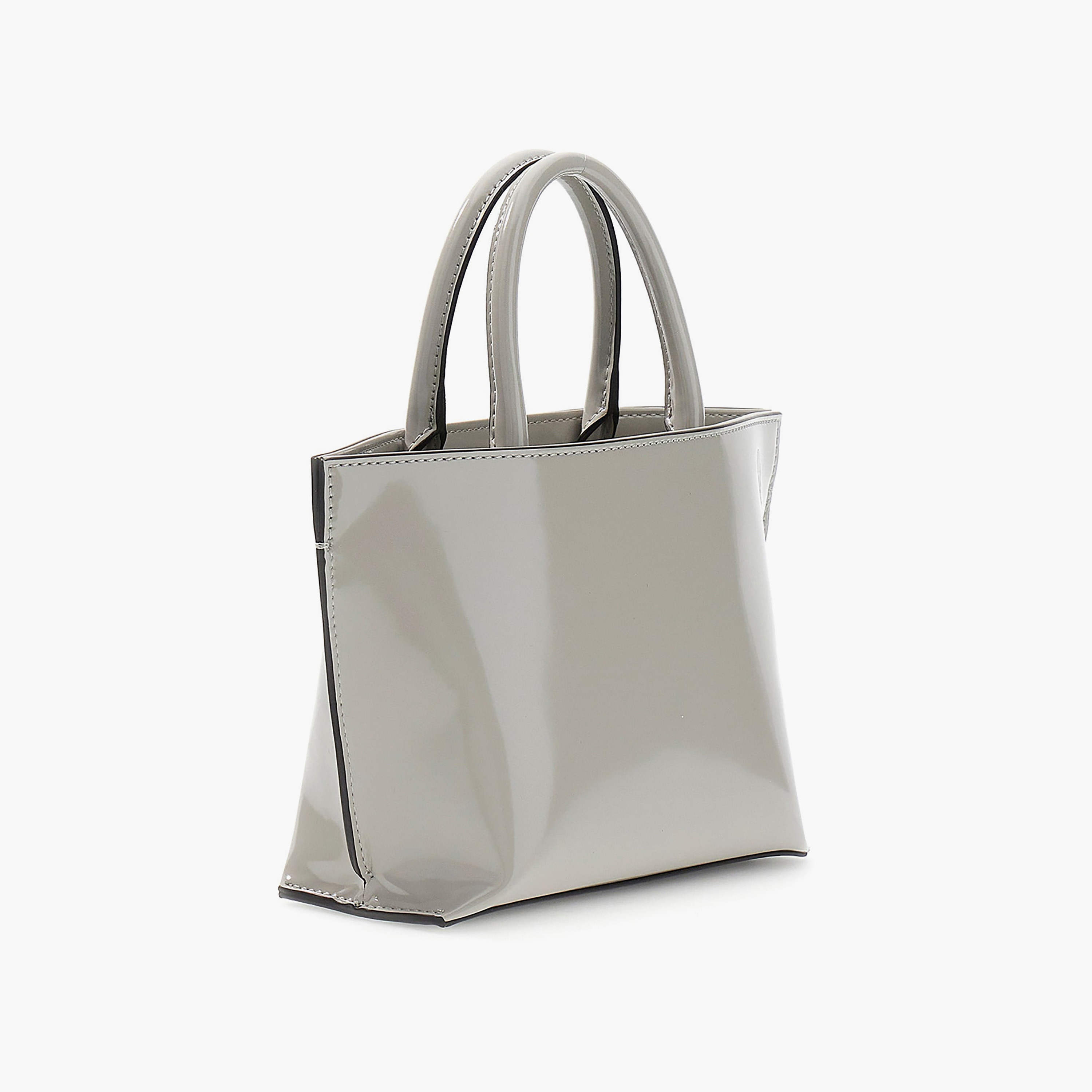 حقيبة يد Guess Arnela سادة بمقبضين وسحاب إغلاق وحزام قابل للفصل-women-bagsandwallets-handbags-image-2
