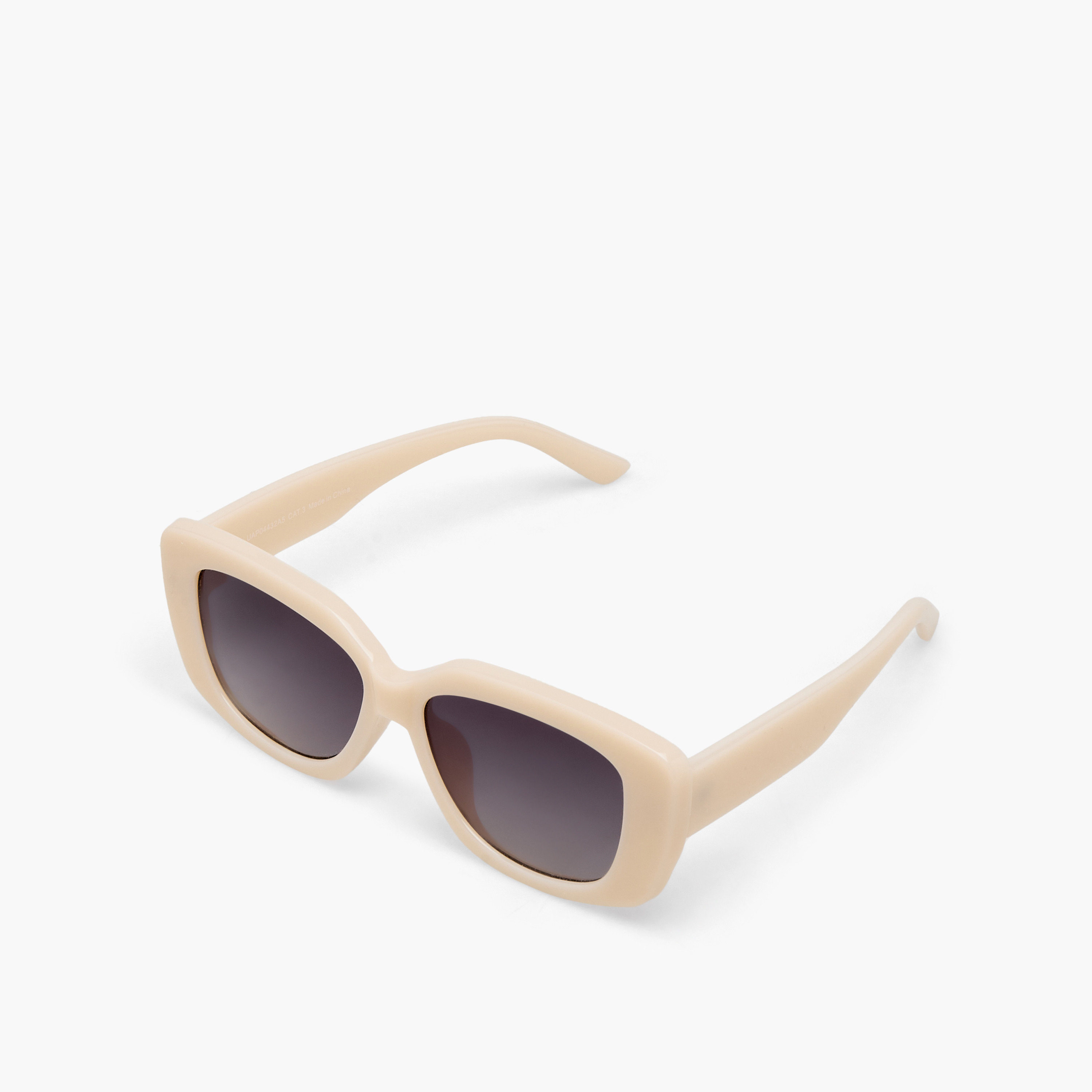 نظارة شمسية مستطيلة بعدسات سوداء-women-sunglasses-image-1