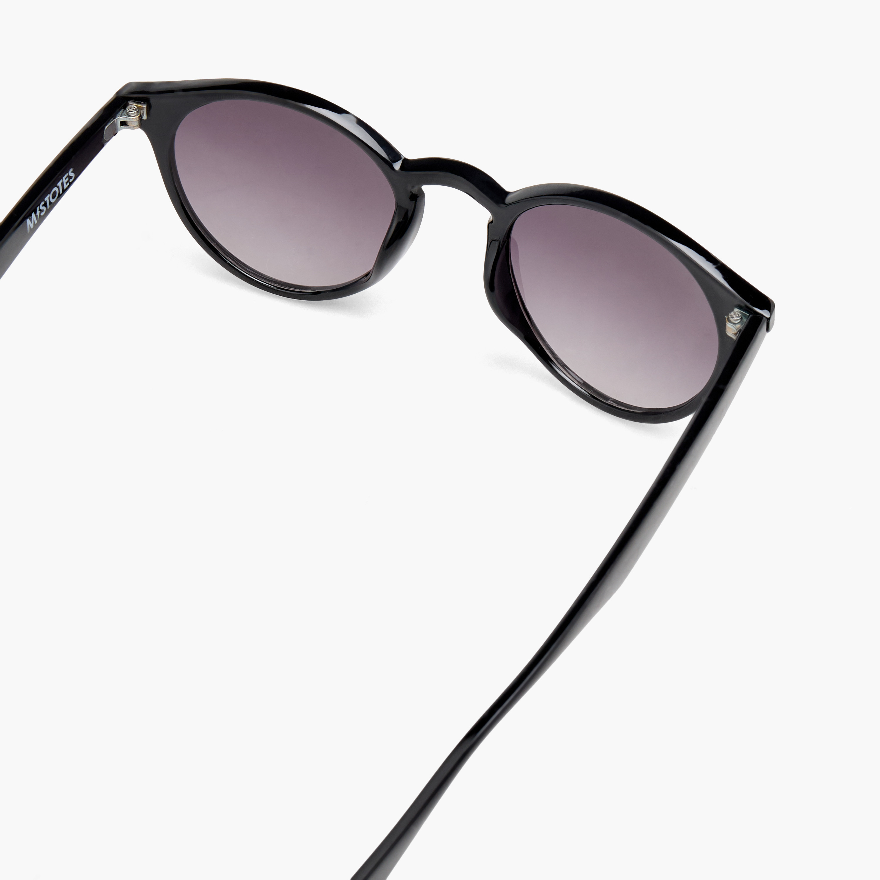 نظارة شمسية مستديرة بعدسات سوداء-women-sunglasses-image-4