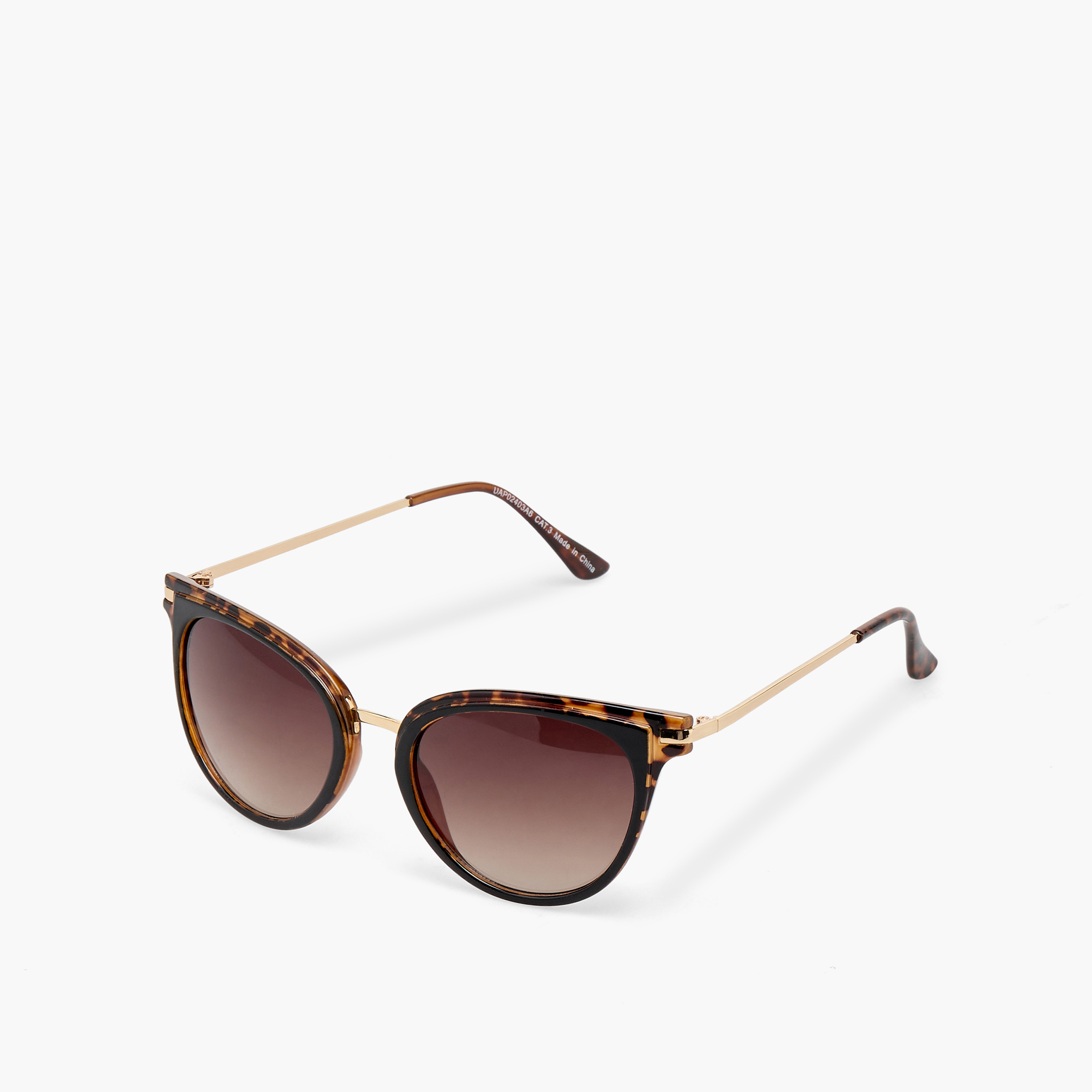 Sunglasses Cat Eye Brown Lens-women-sunglasses-image-1