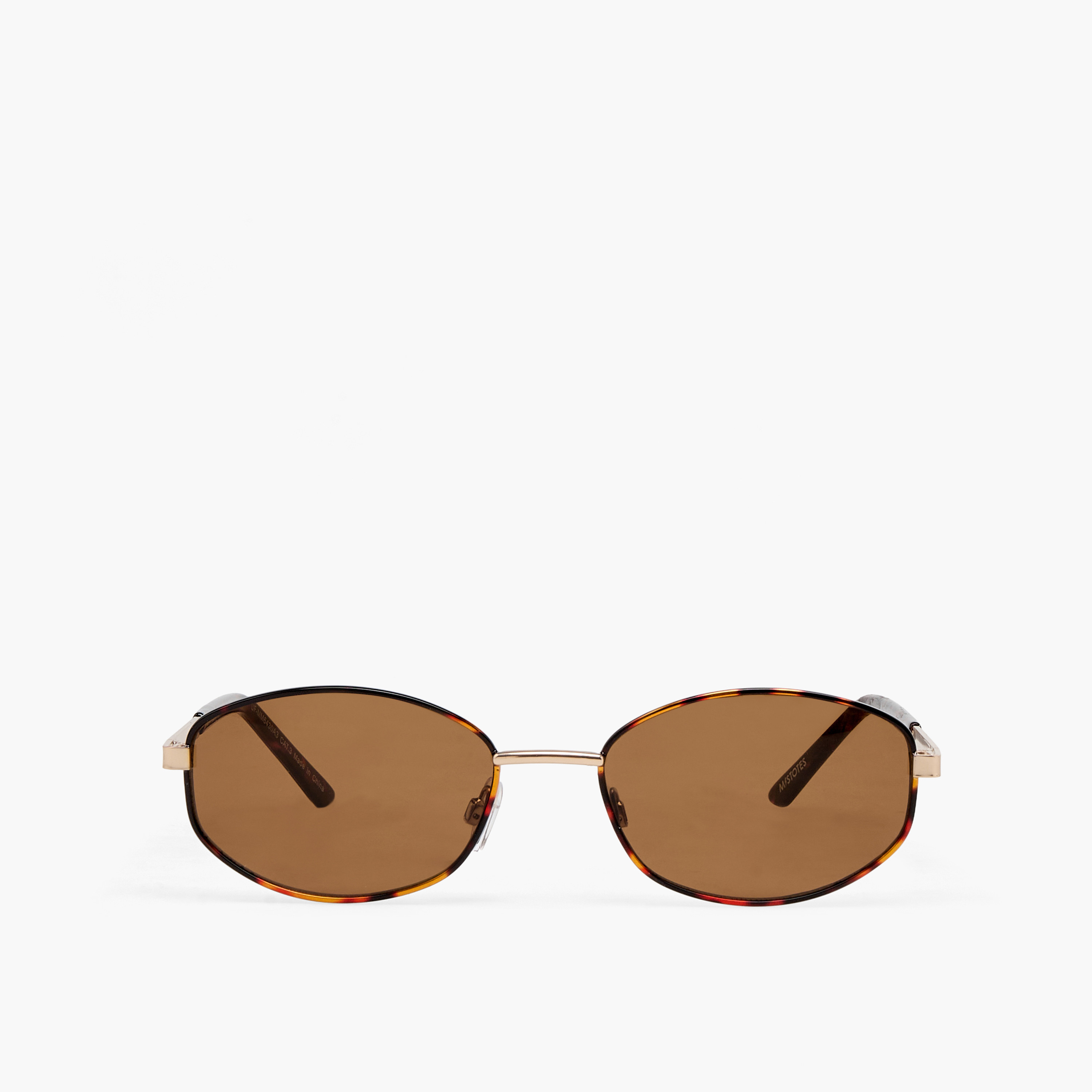 نظارة شمسية بيضاوية بعدسات بني-women-sunglasses-image-2