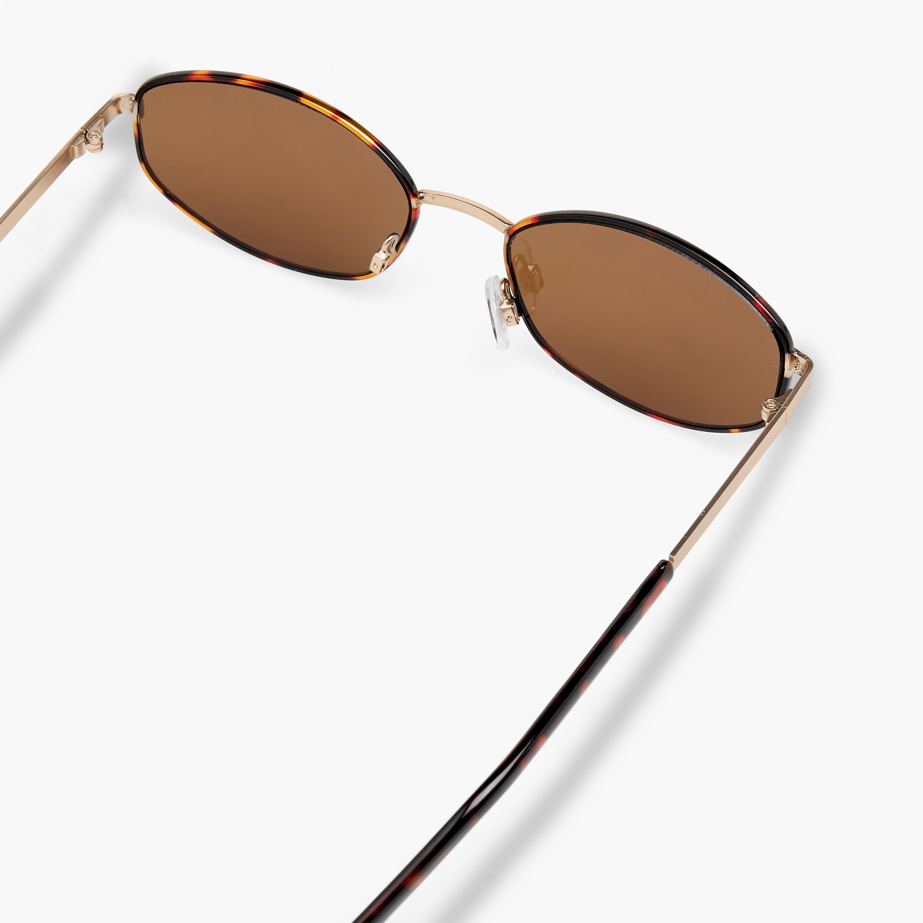 نظارة شمسية بيضاوية بعدسات بني-women-sunglasses-image-4