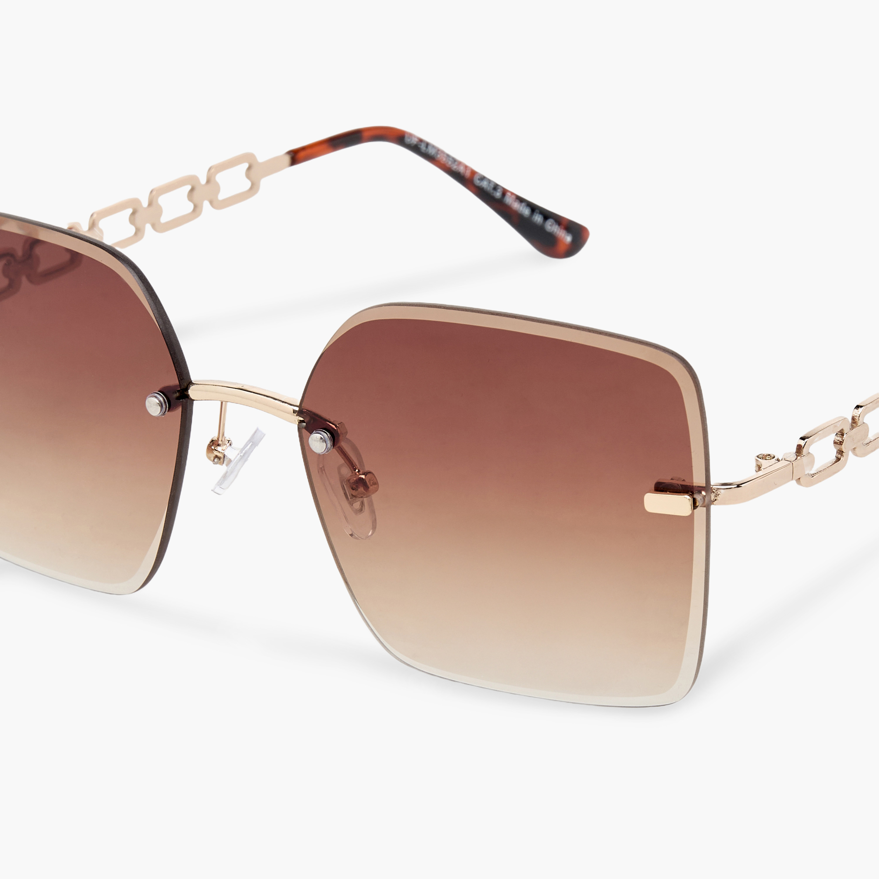 Sunglasses Square Brown Lens-women-sunglasses-image-5