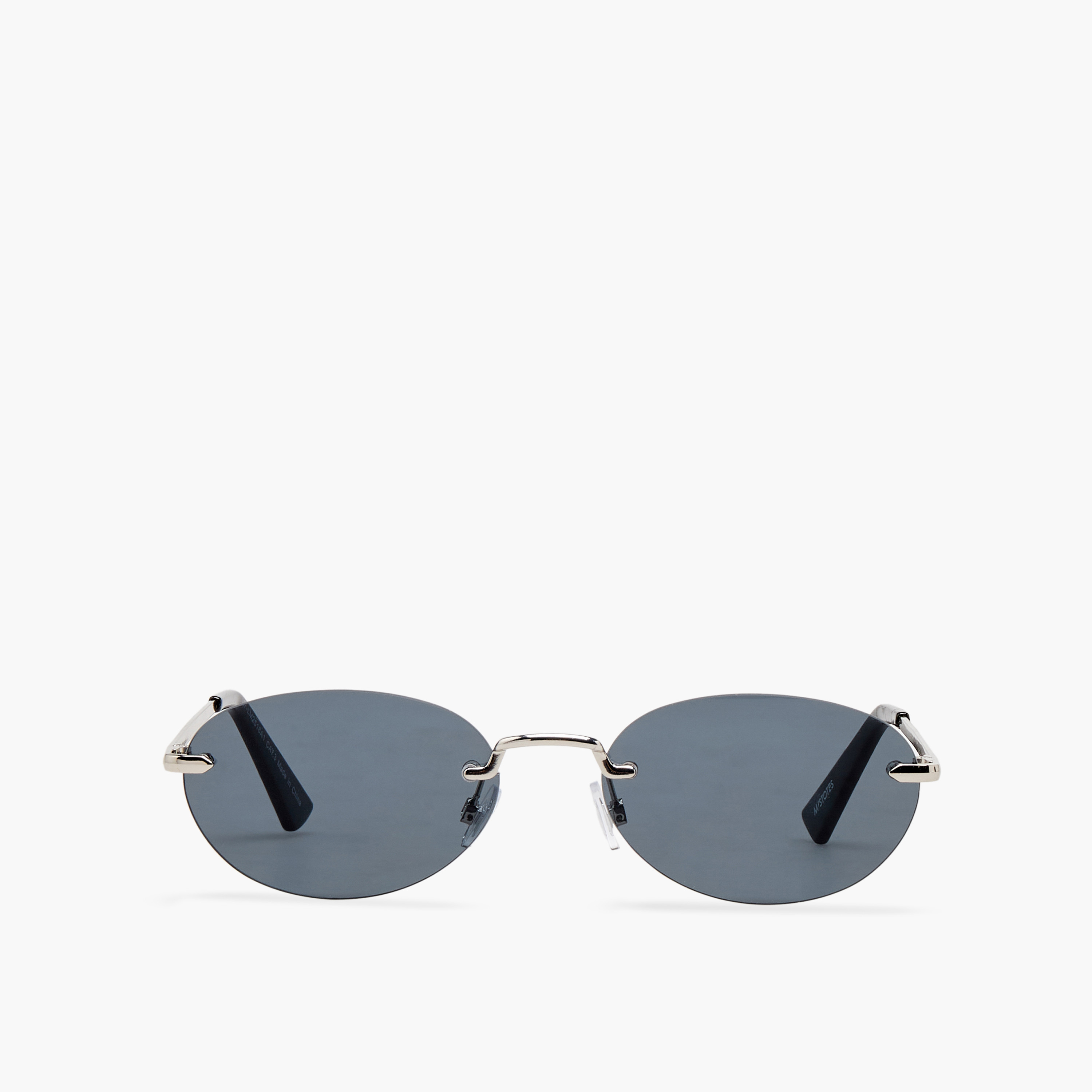 نظارة شمسية بيضاوية بعدسات رمادي-women-sunglasses-image-2
