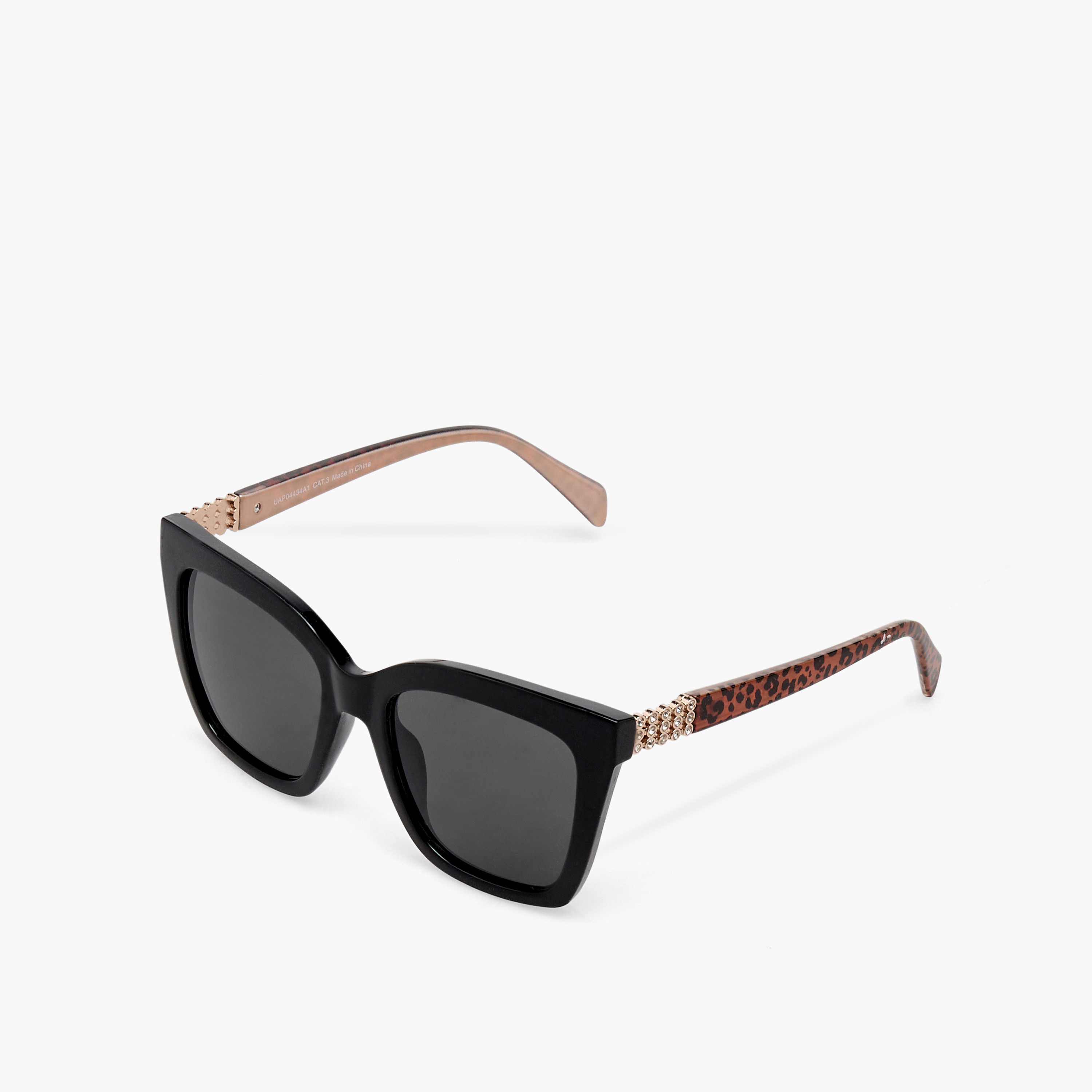 نظارة شمسية مربعة بعدسات سوداء-women-sunglasses-image-1