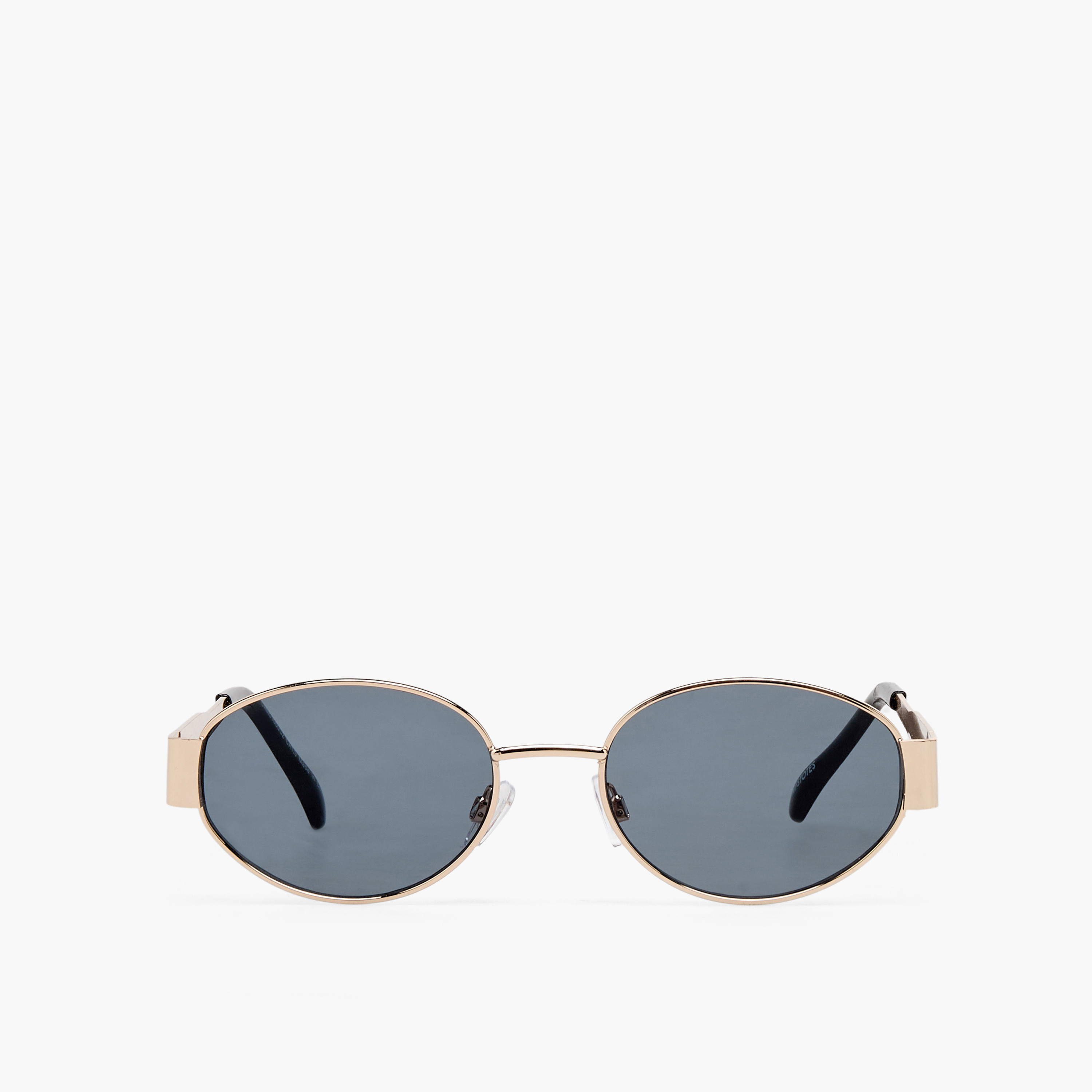 نظارة شمسية بيضاوية بعدسات سوداء-women-sunglasses-image-2