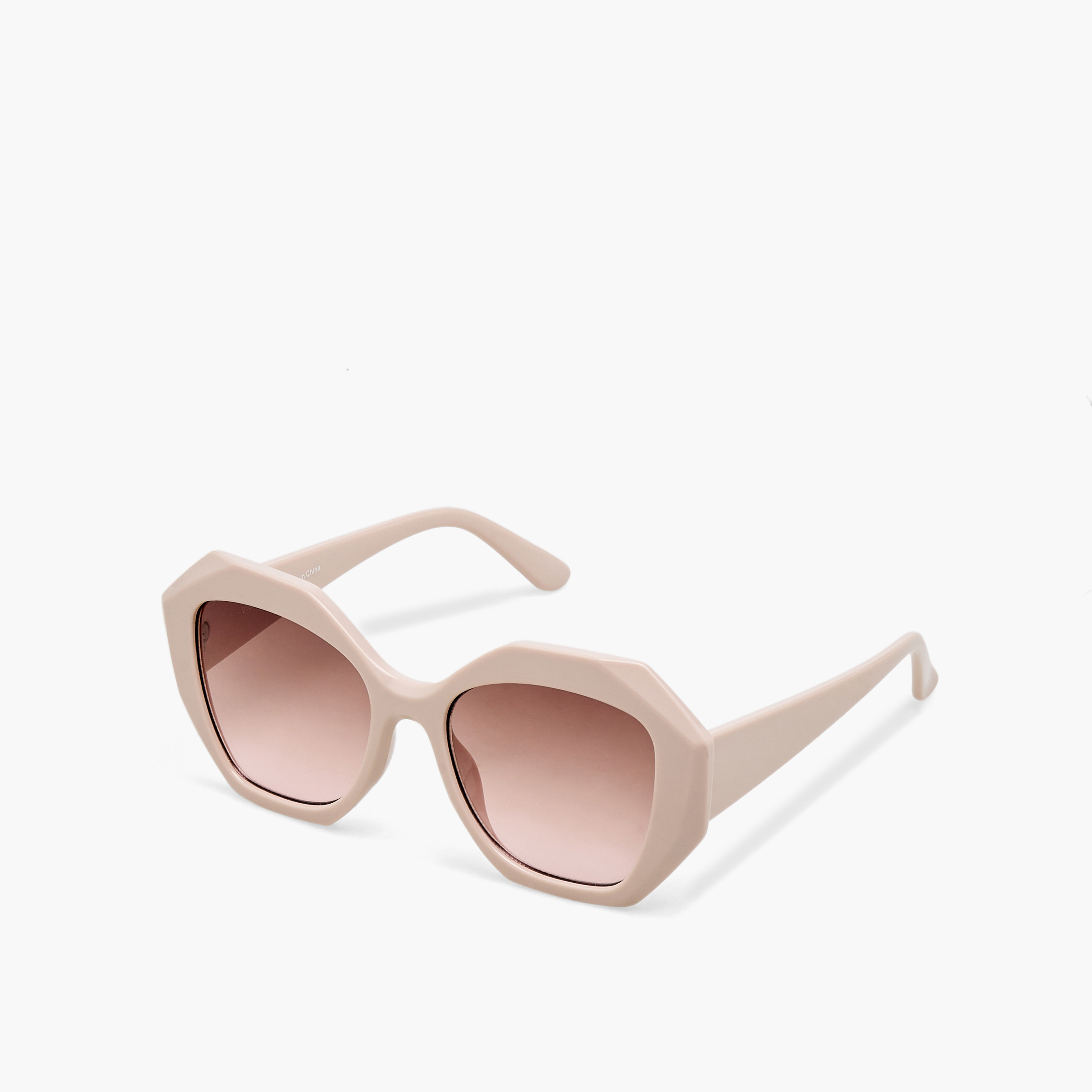Sunglasses Geometric Brown Lens-women-sunglasses-image-1
