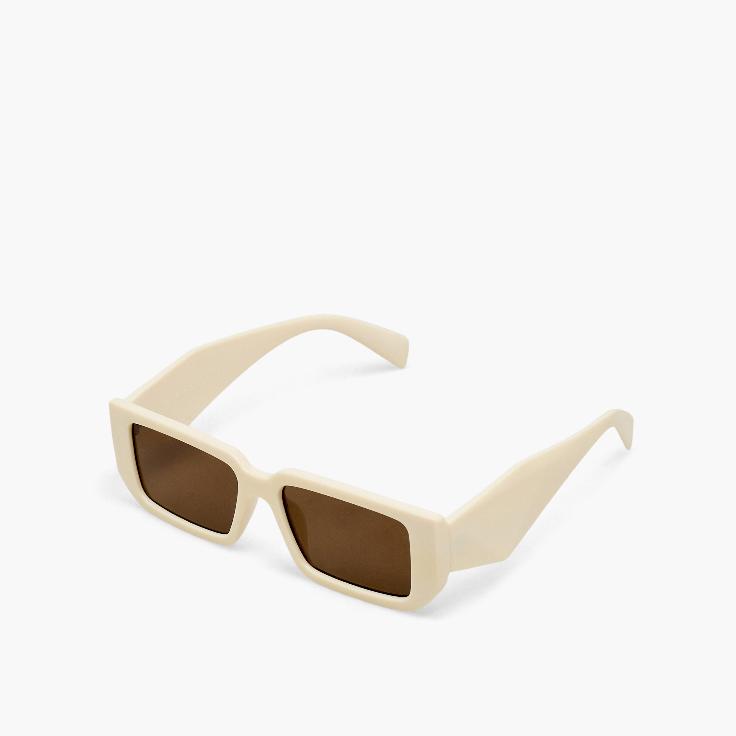 نظارة شمسية مستطيلة بعدسات بني-women-sunglasses-image-1