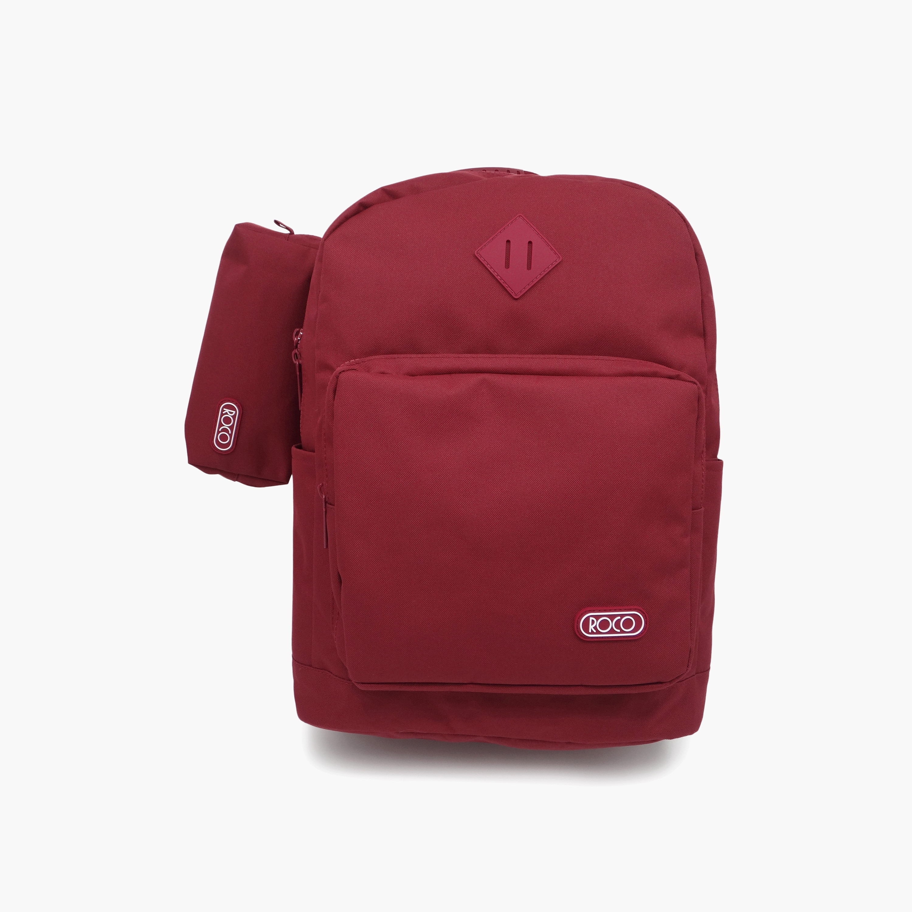 Roco Plain 2-Piece School Backpack Set for 5-8 Yrs with Pencil Case - 17 Inch-school-bagsandbackpacks-backpacks-image-59