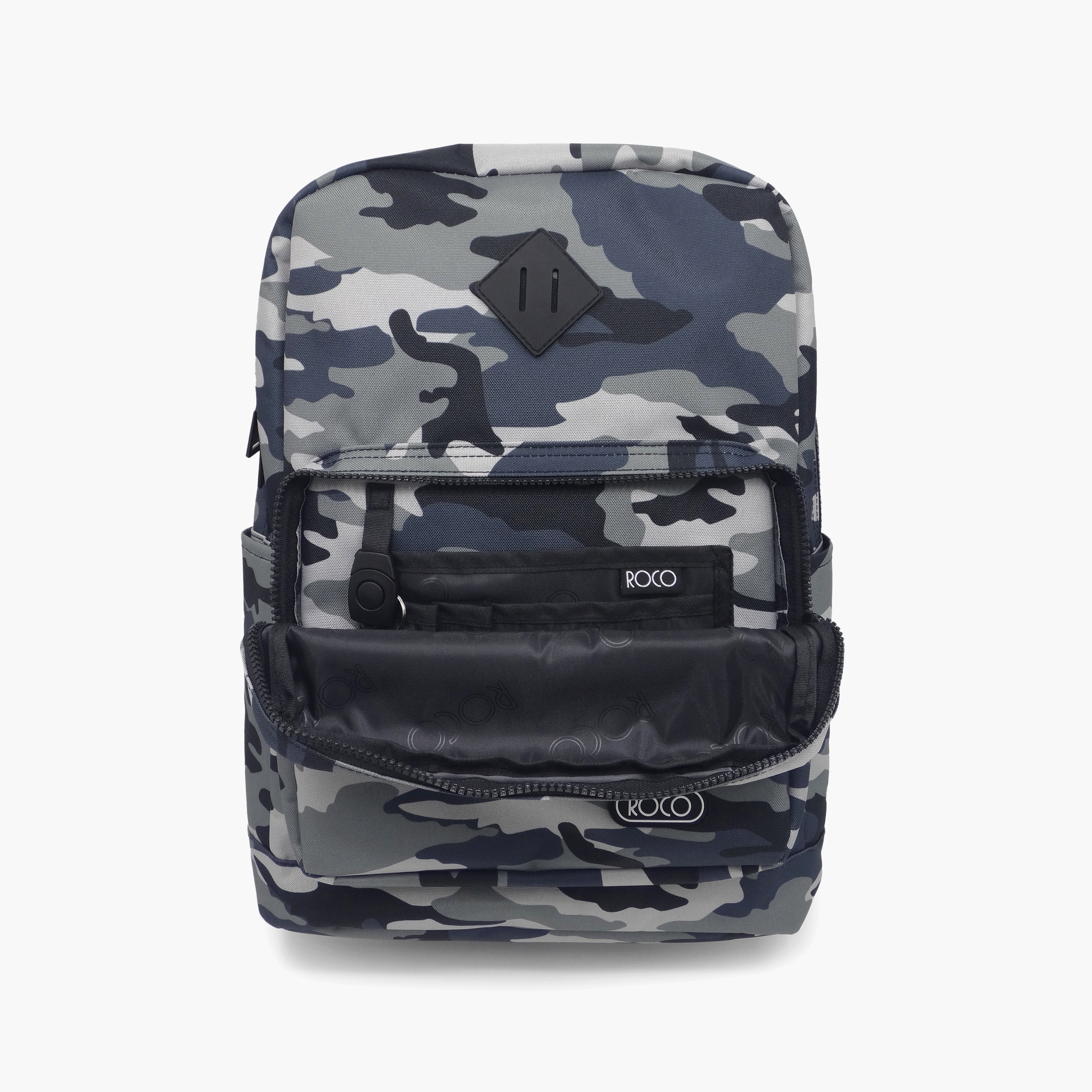 Roco Camouflage 2-Piece School Backpack Set for 5-8 Yrs with Pencil Case - 17 Inch-school-bagsandbackpacks-backpacks-image-9