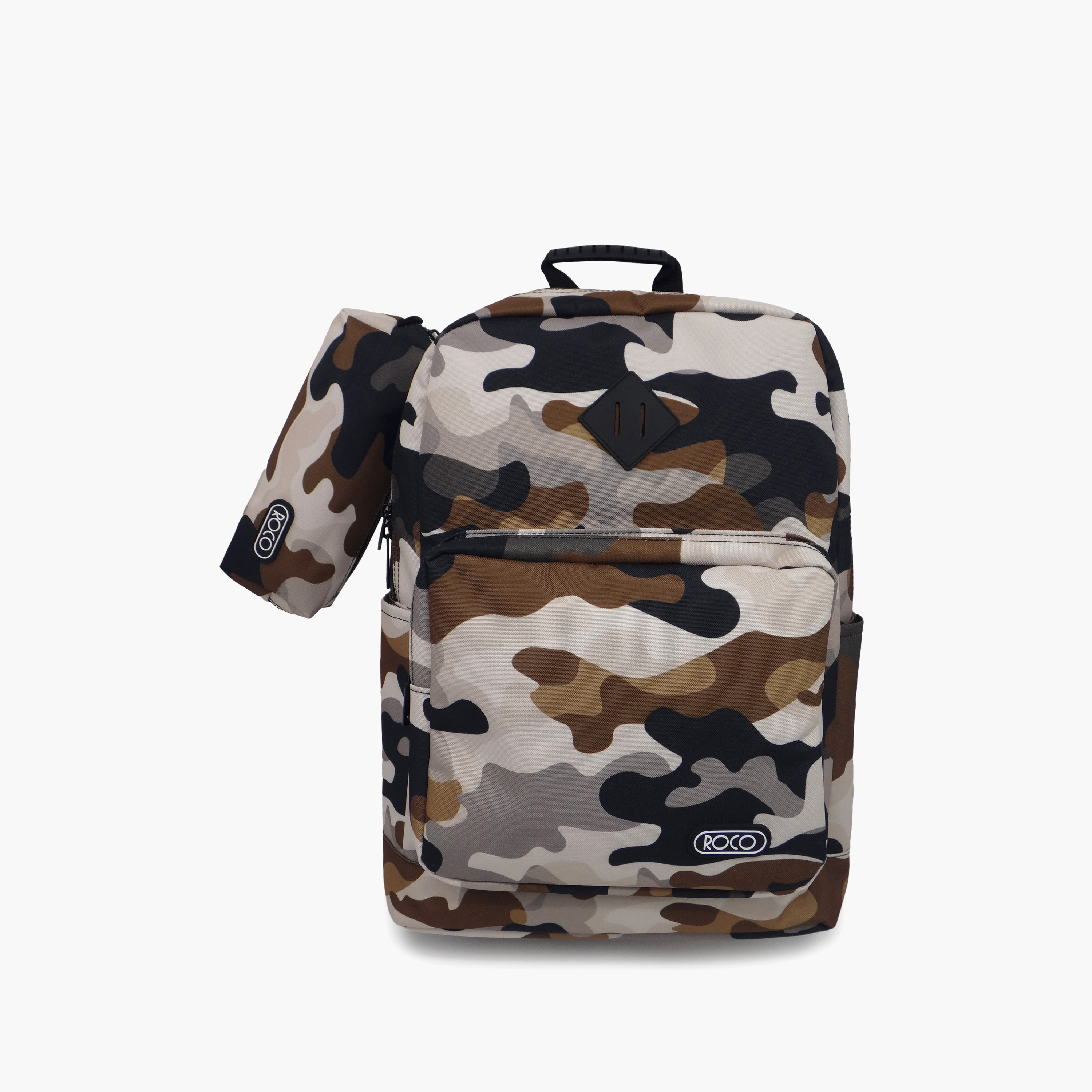 Roco Camouflage 2-Piece School Backpack Set for 5-8 Yrs with Pencil Case - 17 Inch-school-bagsandbackpacks-backpacks-image-22