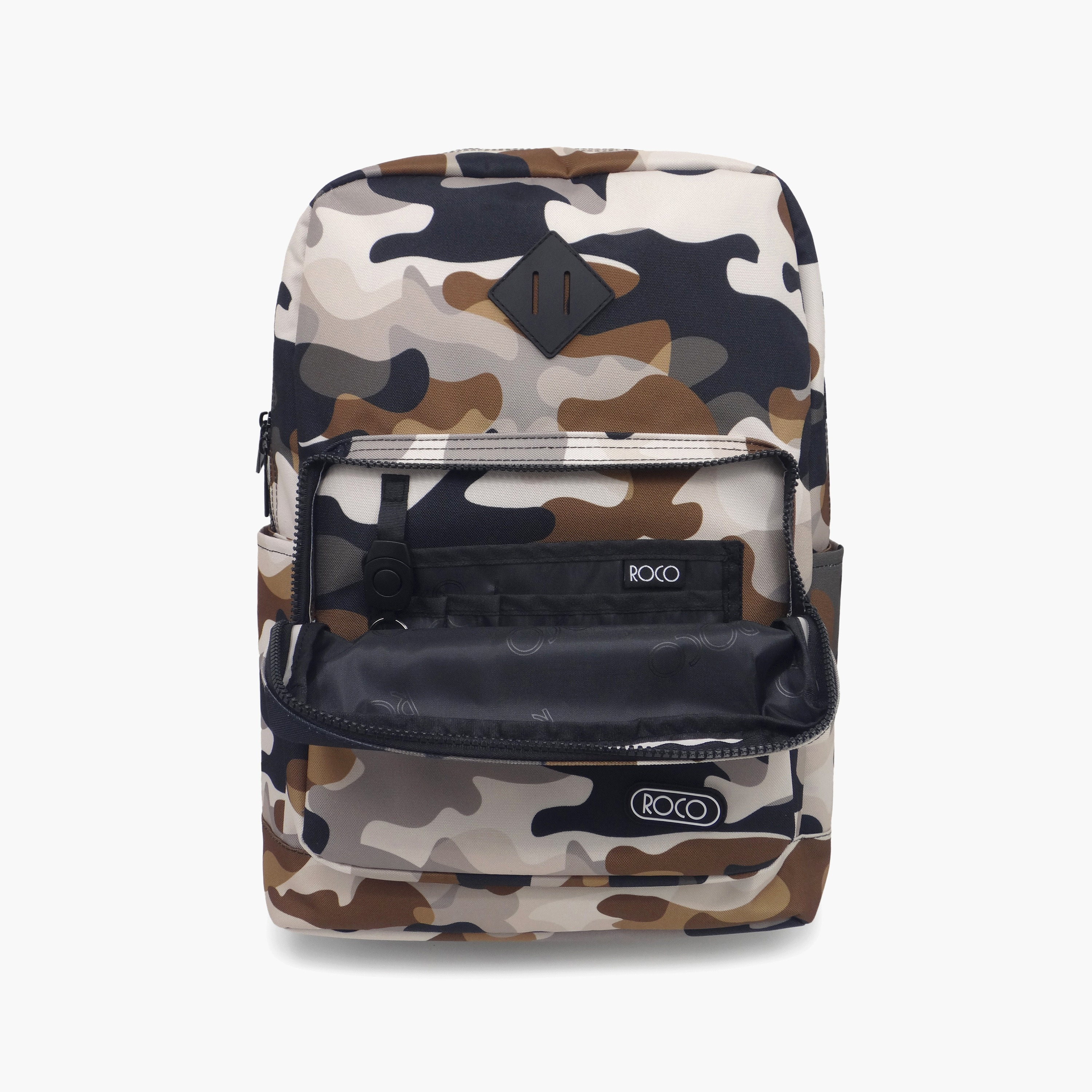 Roco Camouflage 2-Piece School Backpack Set for 5-8 Yrs with Pencil Case - 17 Inch-school-bagsandbackpacks-backpacks-image-27