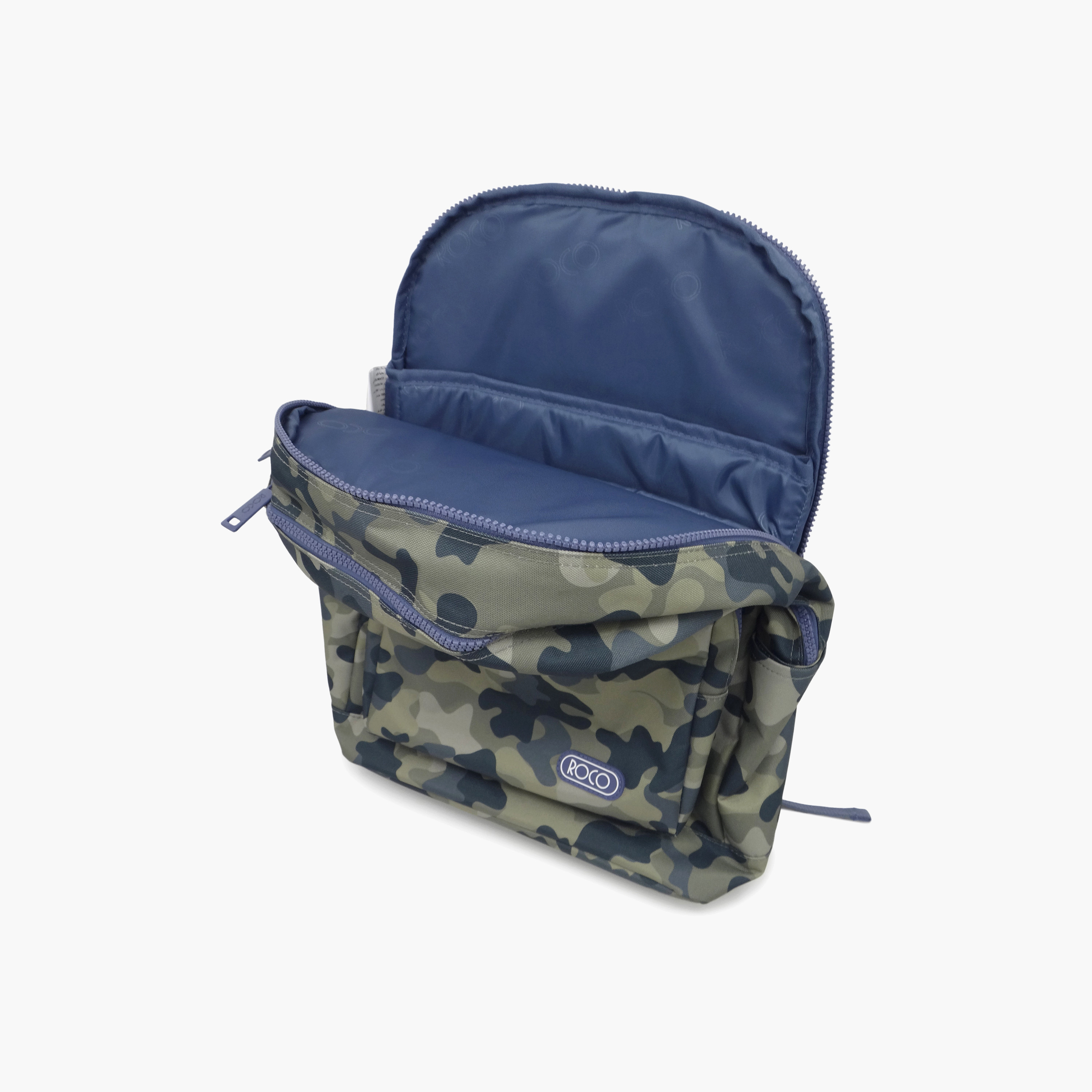Roco Camouflage 2-Piece School Backpack Set for 5-8 Yrs with Pencil Case - 17 Inch-school-bagsandbackpacks-backpacks-image-2