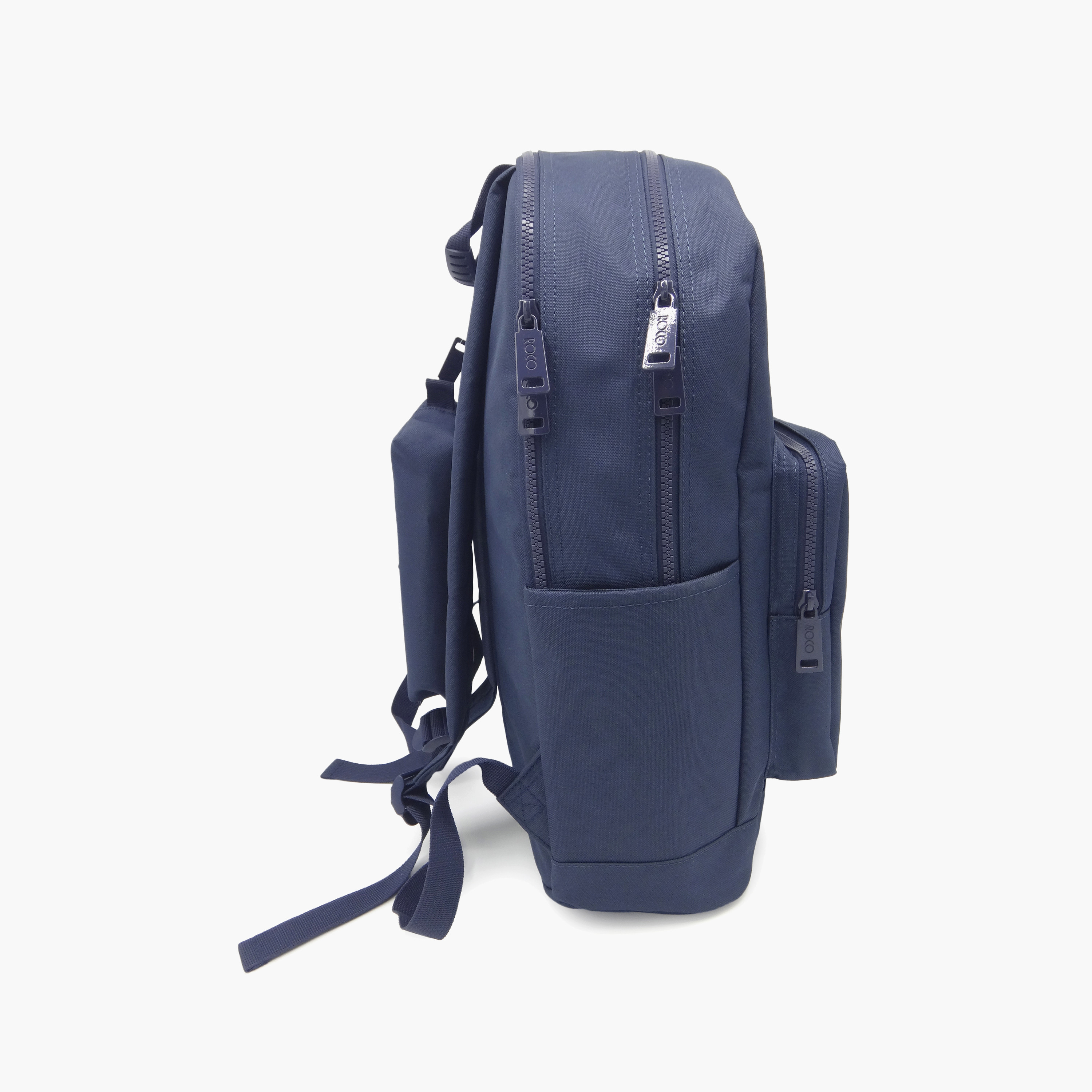 طقم حقيبة ظهر مدرسية سادة قطعتين من 5 إلى 8 سنوات مع مقلمة - 17 بوصة من روكو-school-bagsandbackpacks-backpacks-image-6