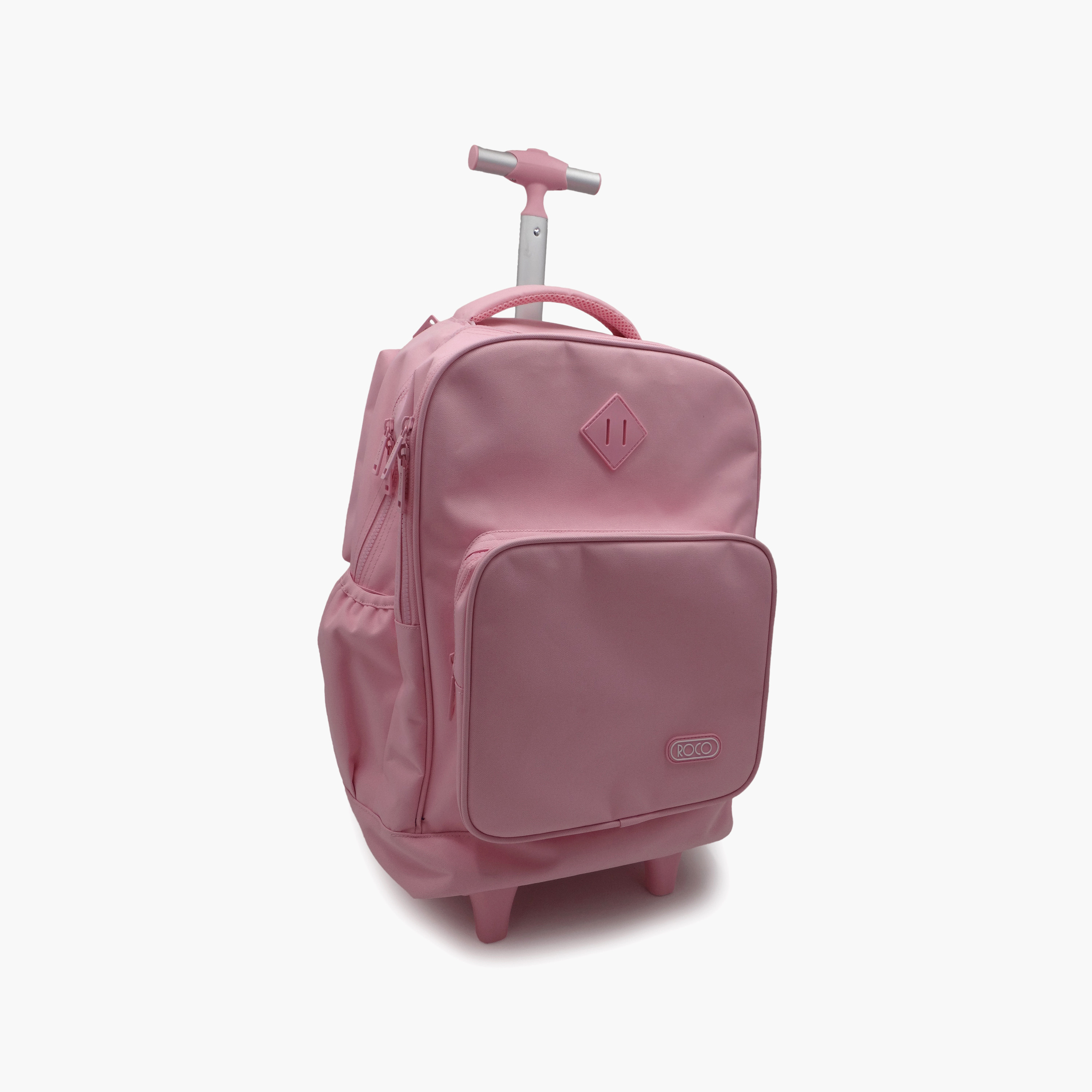 Roco Plain 2-Piece School Trolley Bag Set for 5-8 Yrs with Pencil Case - 17 Inch-school-bagsandbackpacks-trolleybags-image-43
