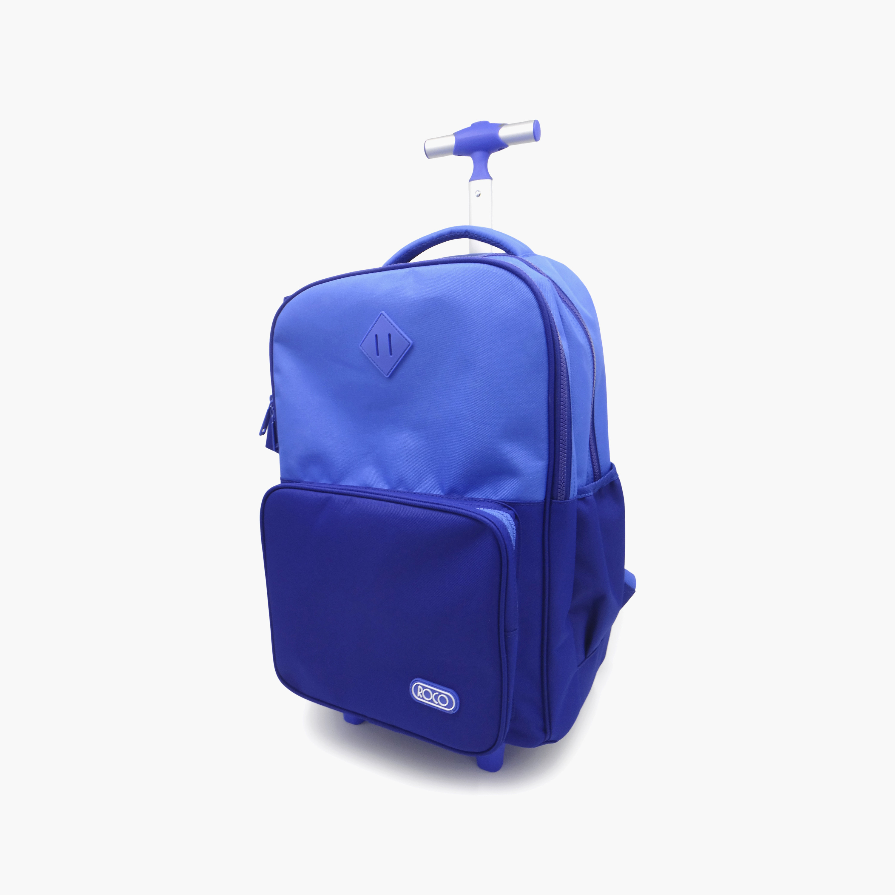 Roco Plain 2-Piece School Trolley Bag Set for 5-8 Yrs with Pencil Case - 17 Inch-school-bagsandbackpacks-trolleybags-image-11