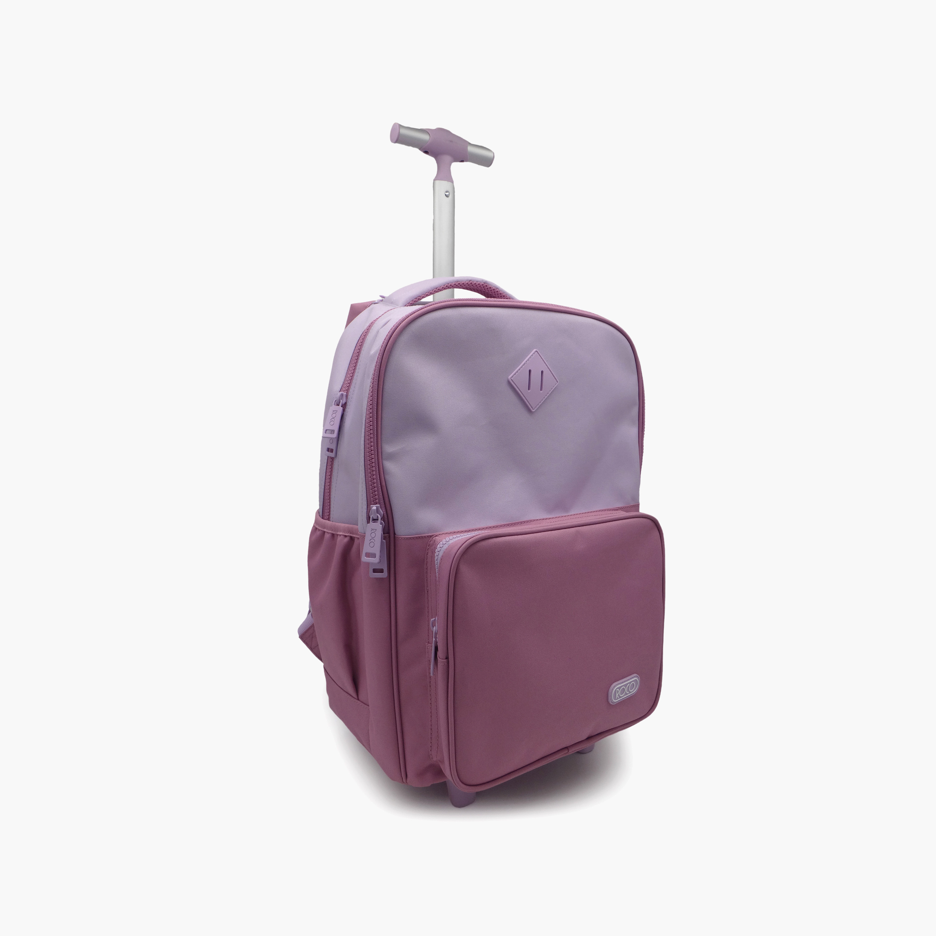 Roco Plain 2-Piece School Trolley Bag Set for 5-8 Yrs with Pencil Case - 17 Inch-school-bagsandbackpacks-trolleybags-image-46