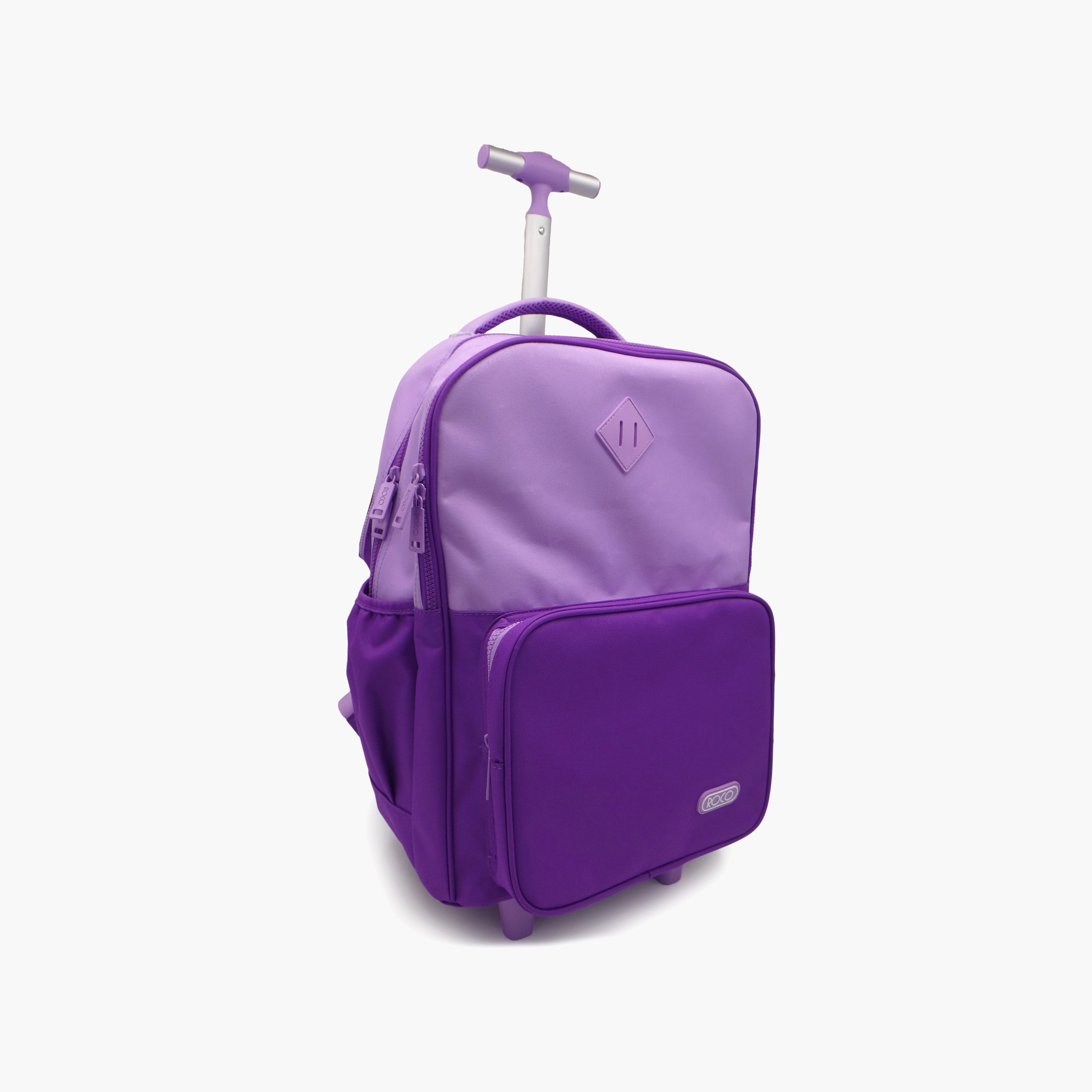 Roco Plain 2-Piece School Trolley Bag Set for 5-8 Yrs with Pencil Case - 17 Inch-school-bagsandbackpacks-trolleybags-image-56