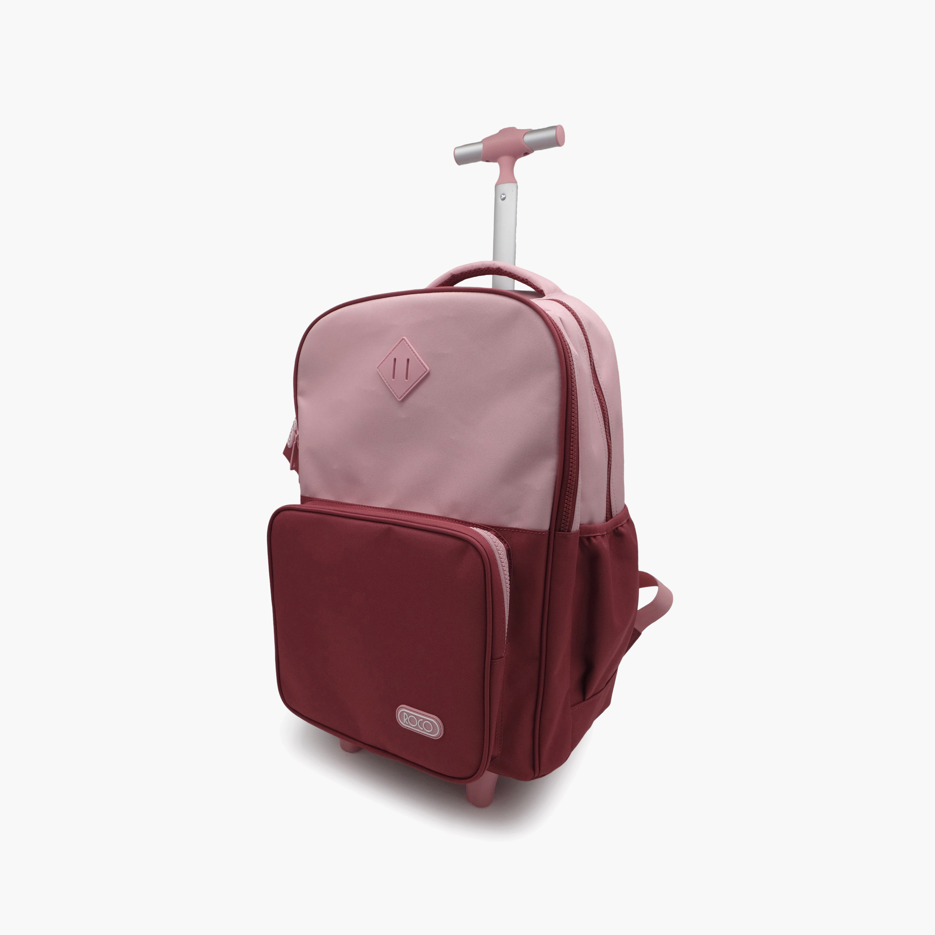 Roco Plain 2-Piece School Trolley Bag Set for 5-8 Yrs with Pencil Case - 17 Inch-school-bagsandbackpacks-trolleybags-image-64