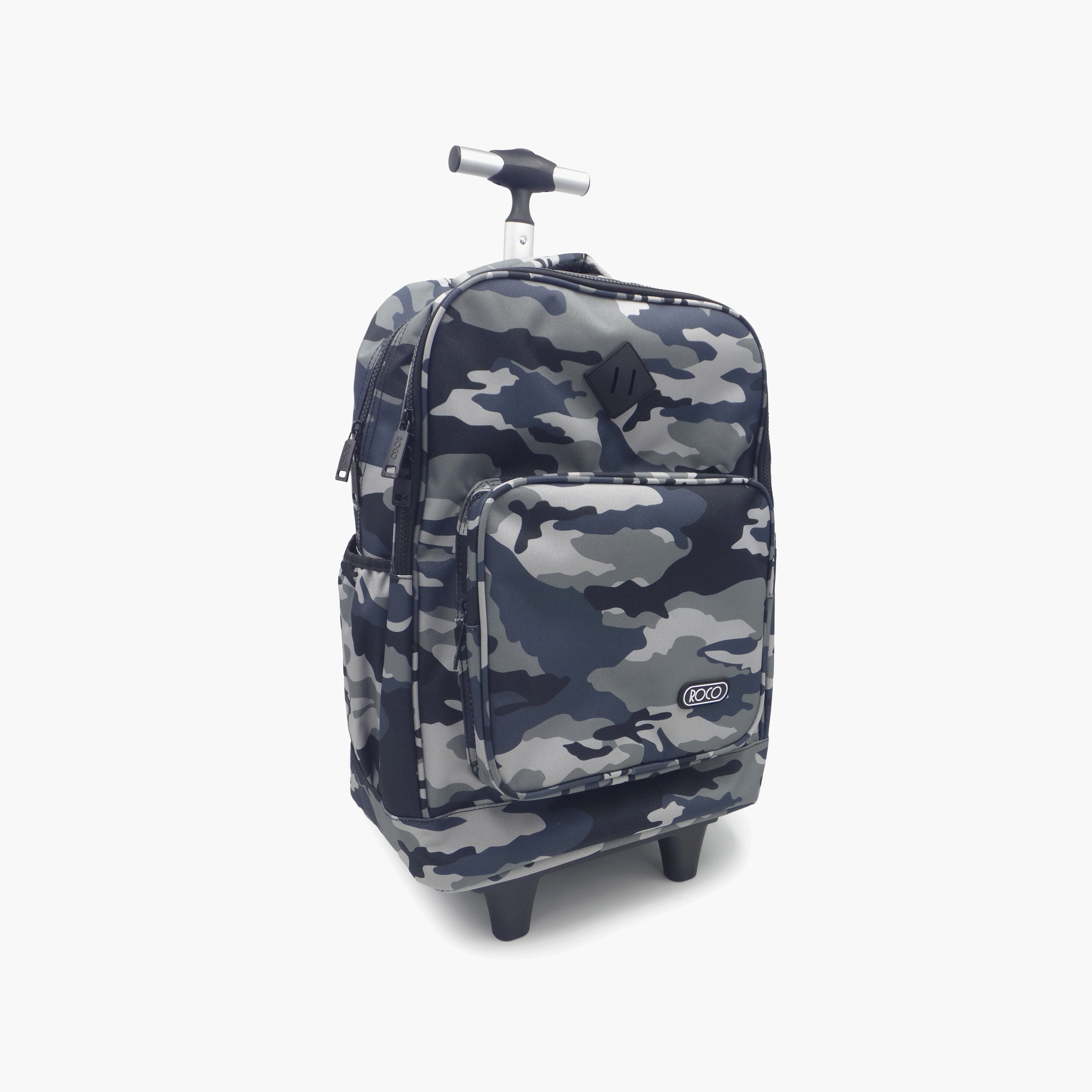 Roco Camouflage 2-Piece School Trolley Bag Set for 5-8 Yrs with Pencil Case - 17 Inch-school-bagsandbackpacks-trolleybags-image-3