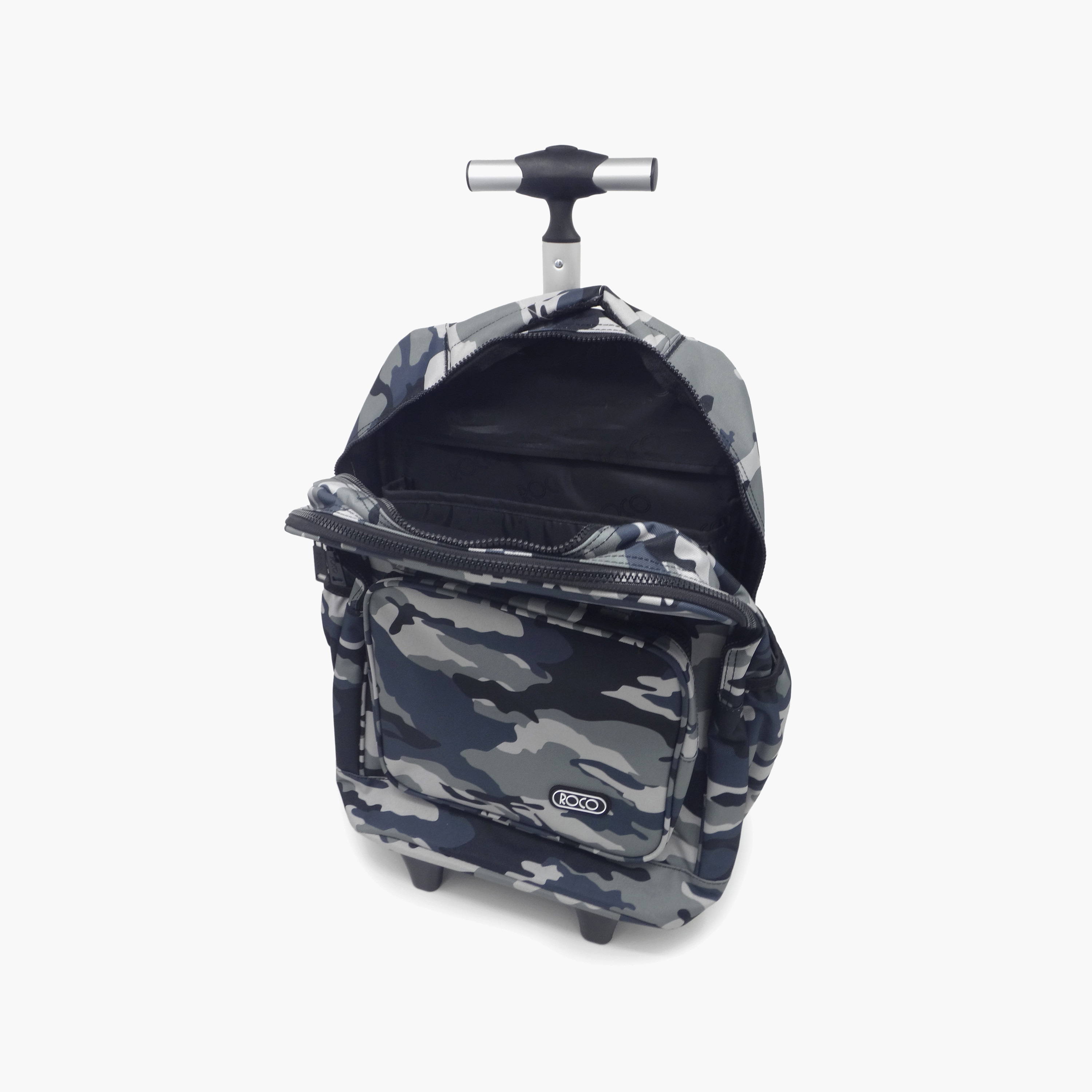 Roco Camouflage 2-Piece School Trolley Bag Set for 5-8 Yrs with Pencil Case - 17 Inch-school-bagsandbackpacks-trolleybags-image-7