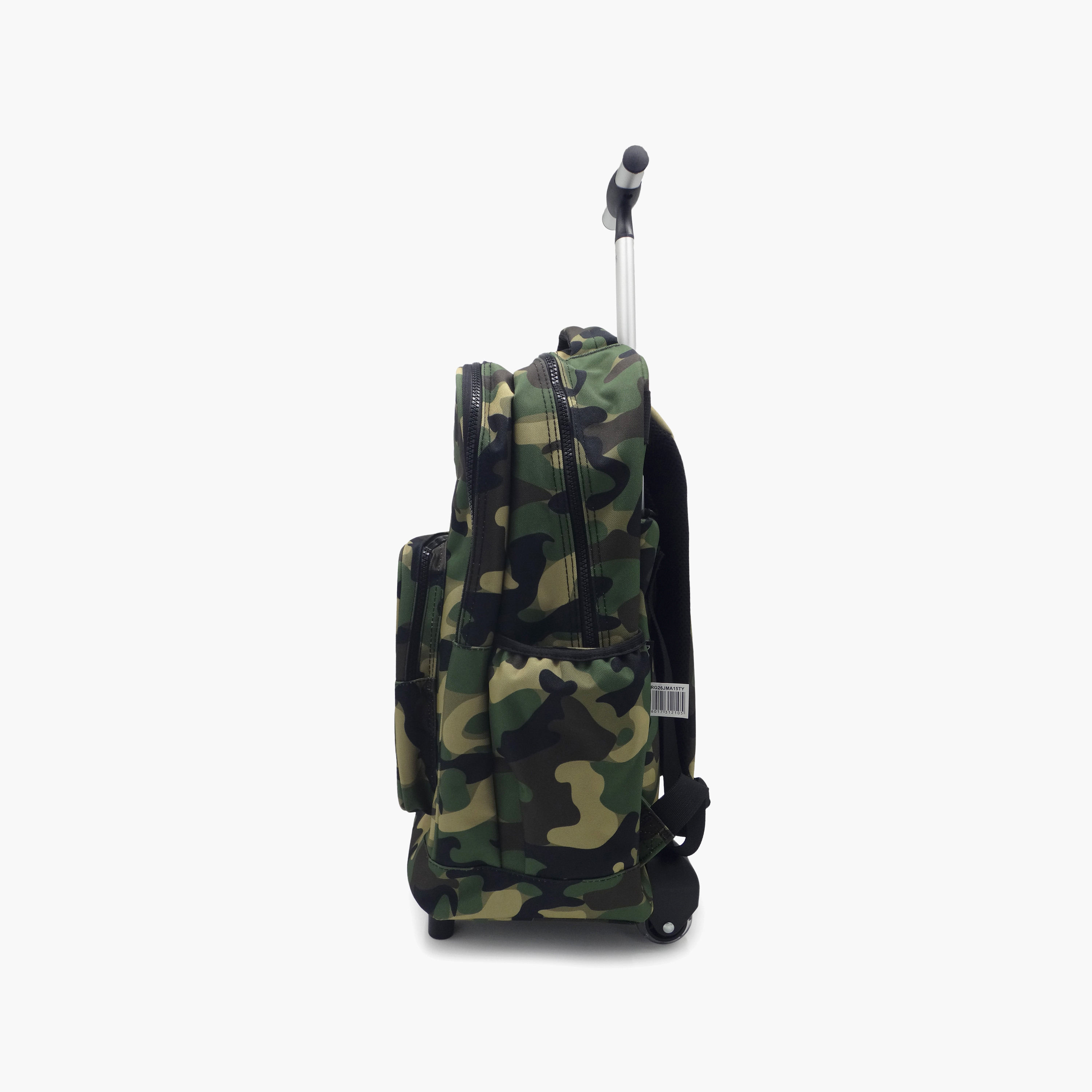 Roco Camouflage 2-Piece School Trolley Bag Set for 5-8 Yrs with Pencil Case - 17 Inch-school-bagsandbackpacks-trolleybags-image-4