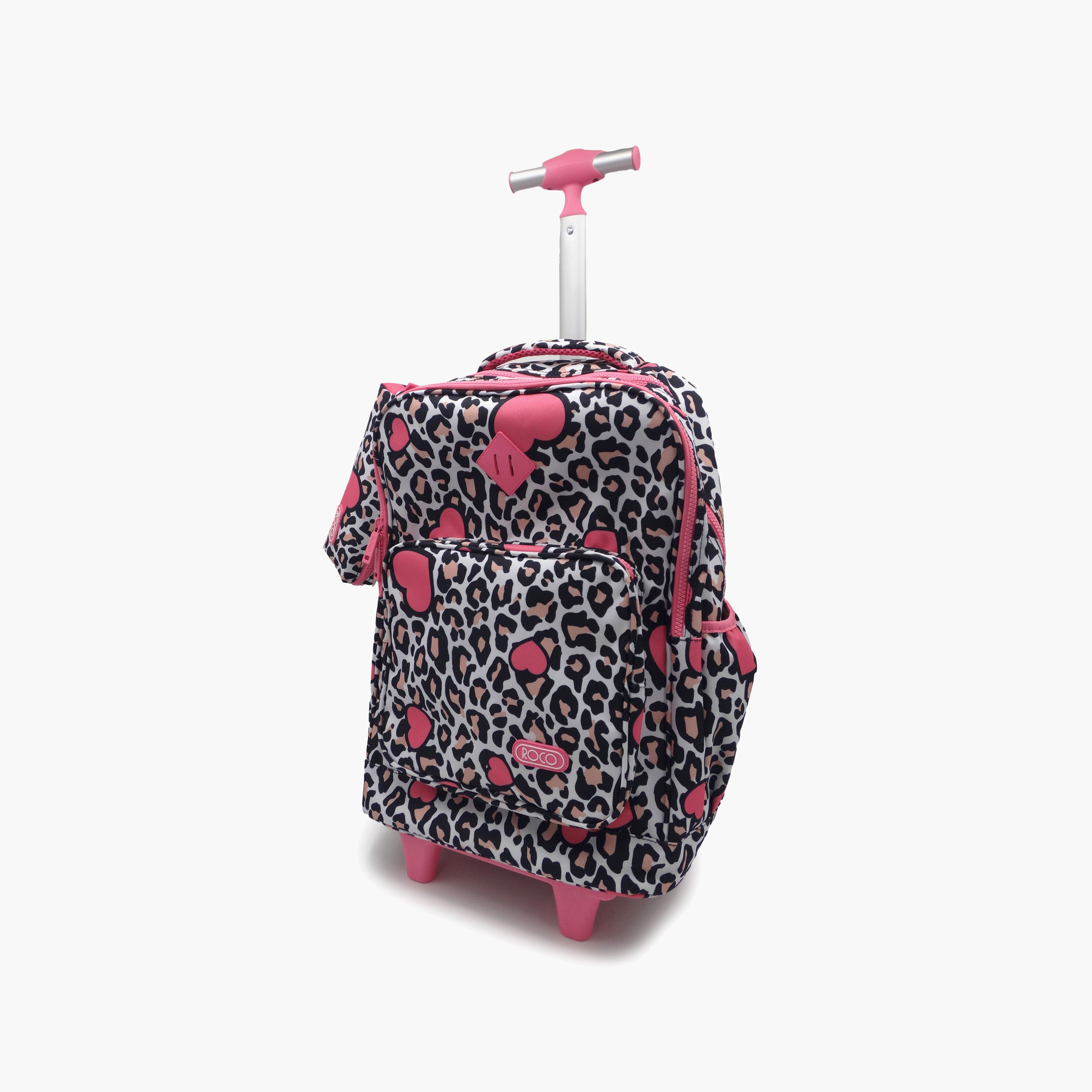 Roco Gradient 2-Piece School Trolley Bag Set for Girls 5-8 Yrs with Pencil Case - 17 Inch-school-bagsandbackpacks-trolleybags-image-9