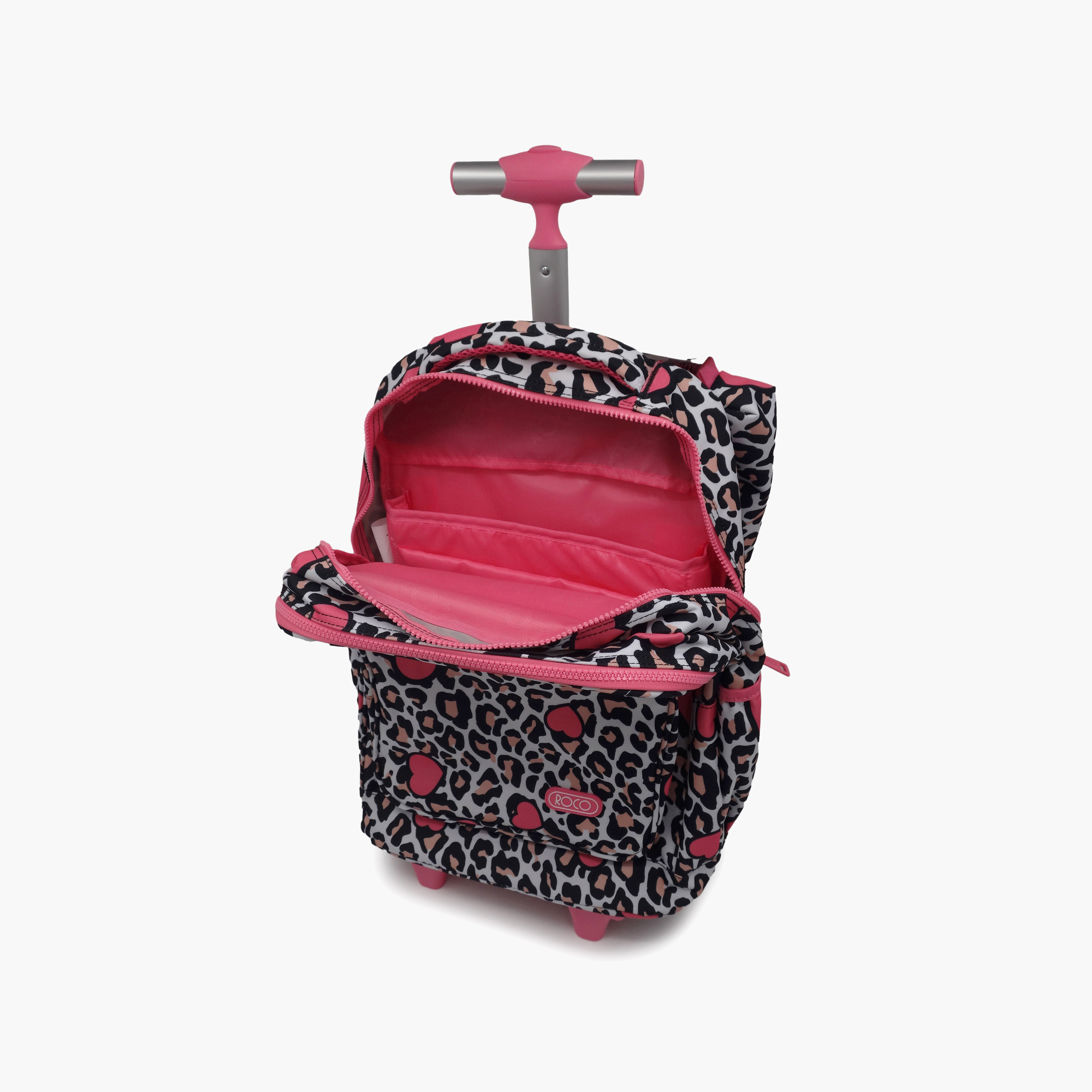 Roco Gradient 2-Piece School Trolley Bag Set for Girls 5-8 Yrs with Pencil Case - 17 Inch-school-bagsandbackpacks-trolleybags-image-14