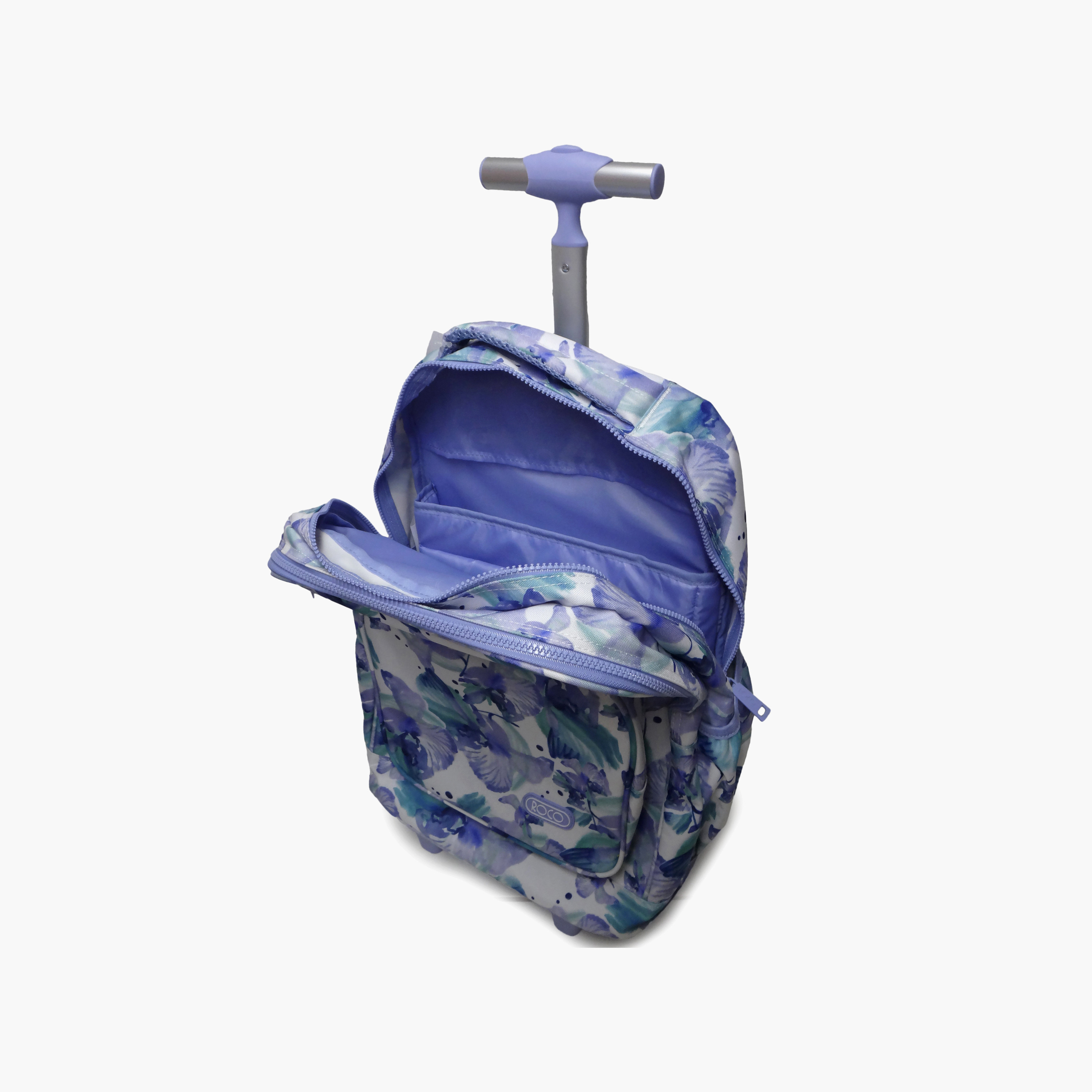 Roco Gradient 2-Piece School Trolley Bag Set for Girls 5-8 Yrs with Pencil Case - 17 Inch-school-bagsandbackpacks-trolleybags-image-56