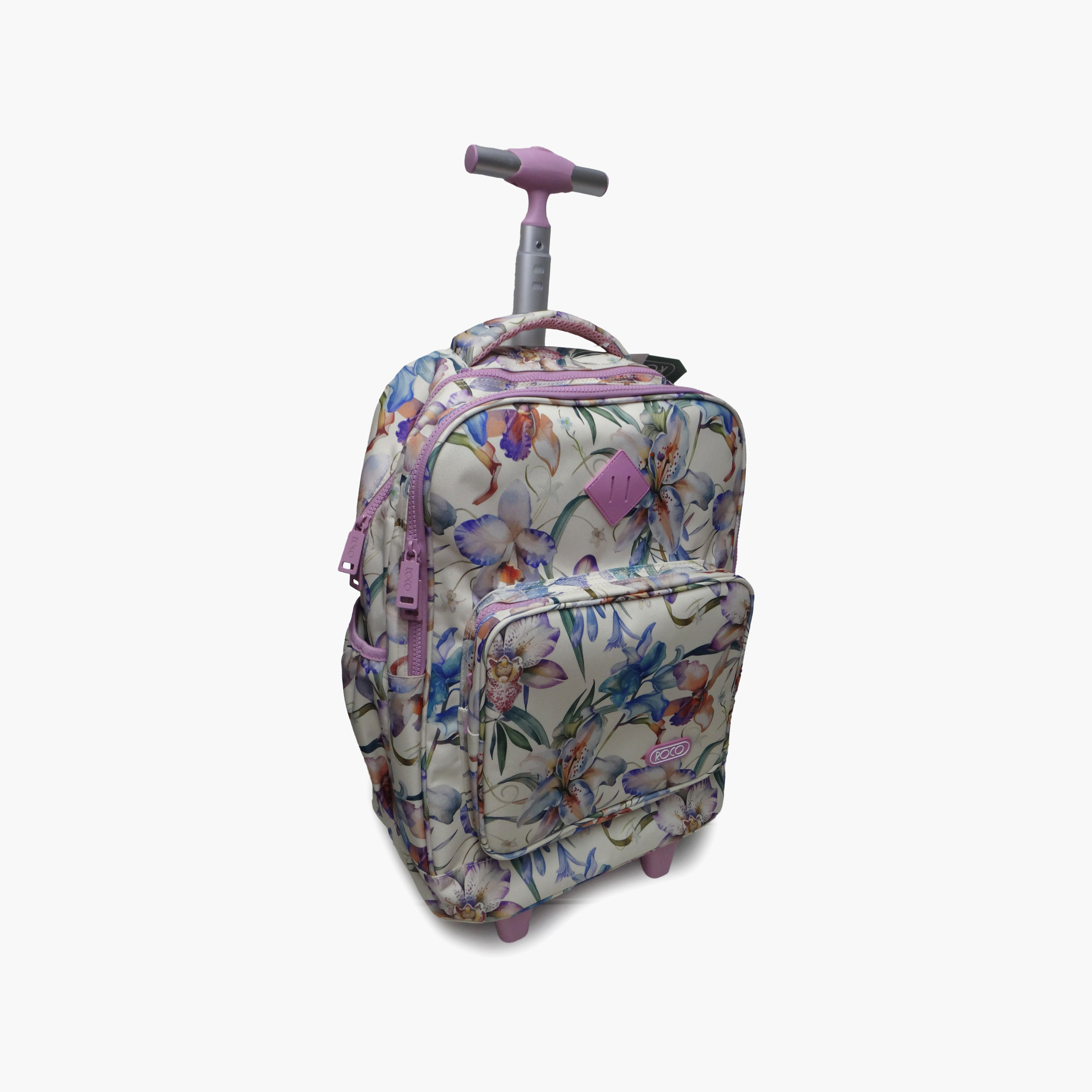Roco Gradient 2-Piece School Trolley Bag Set for Girls 5-8 Yrs with Pencil Case - 17 Inch-school-bagsandbackpacks-trolleybags-image-59