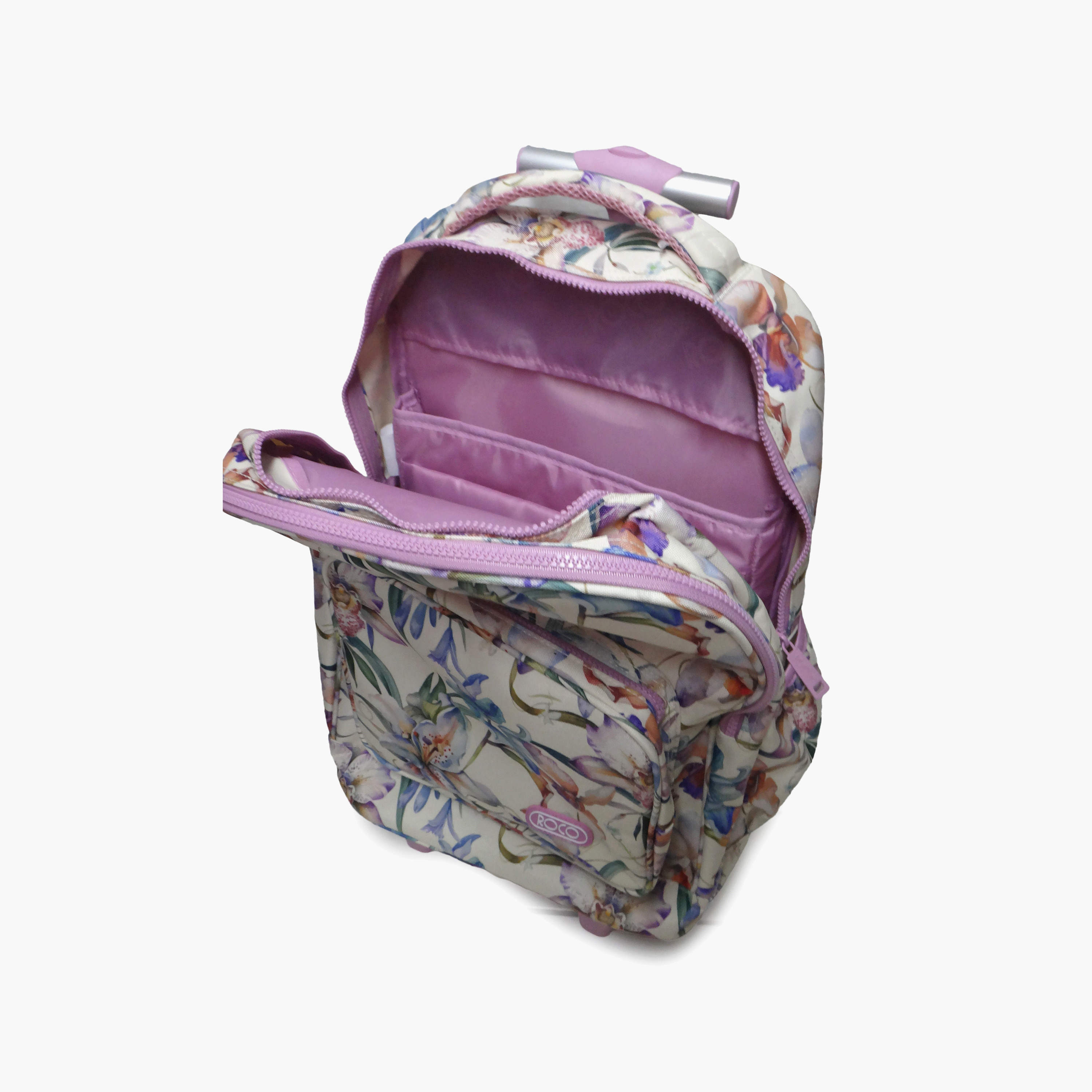 Roco Gradient 2-Piece School Trolley Bag Set for Girls 5-8 Yrs with Pencil Case - 17 Inch-school-bagsandbackpacks-trolleybags-image-63