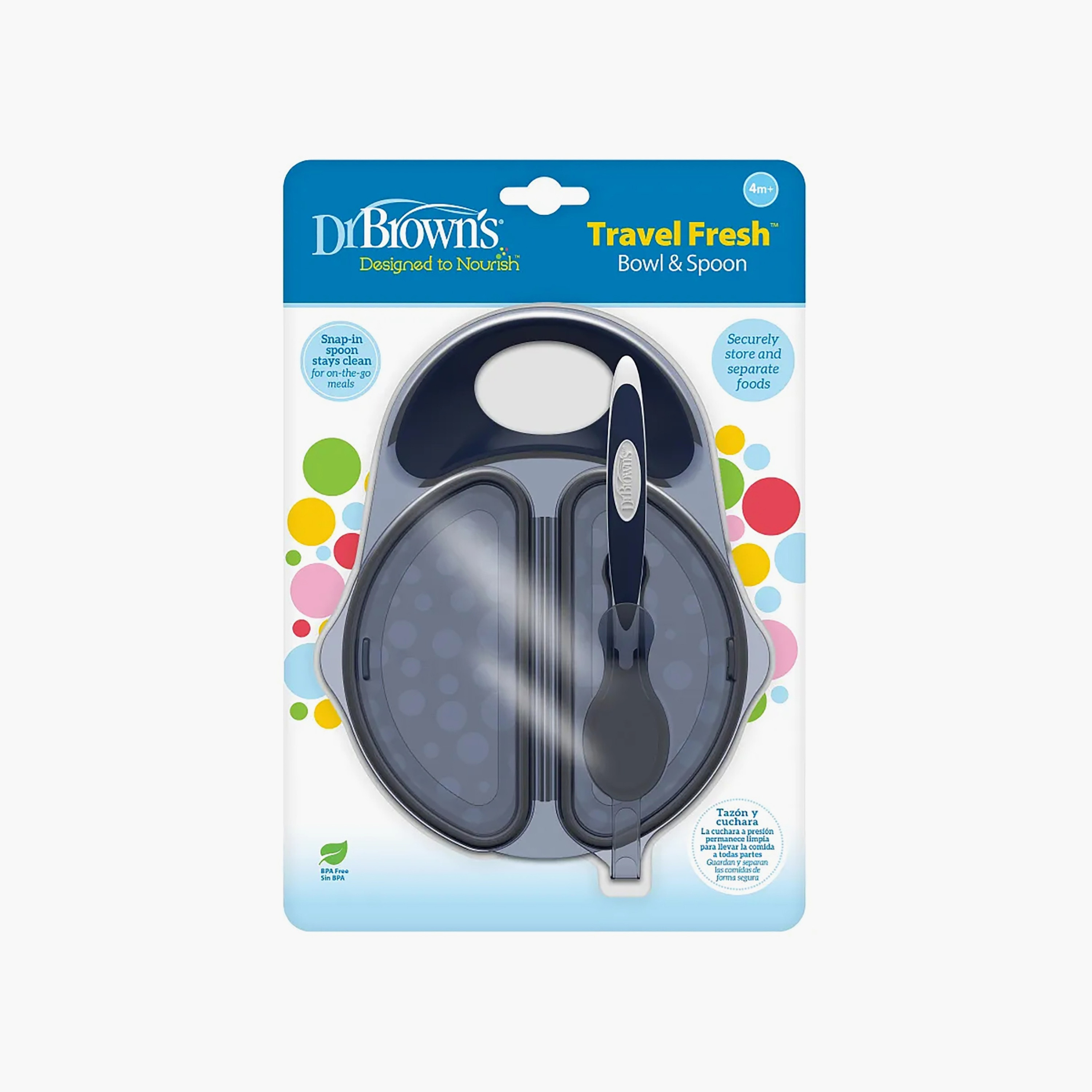 Dr. Brown's Mealtime Set with Bowl and Spoon, Seal Lid-baby-feeding-mealtimeessentials-image-5