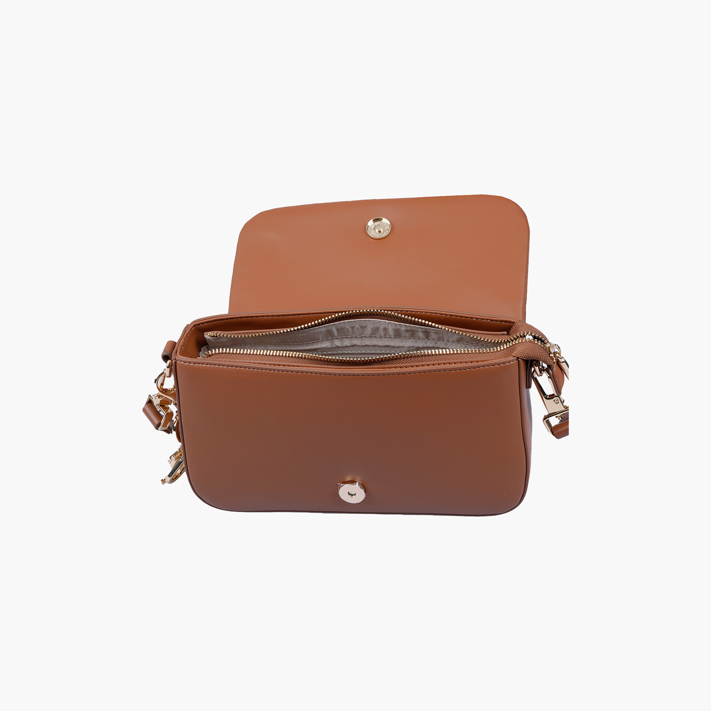 U.S. Polo Assn. Belmont Avenue Tan Flap Bag | US6509-women-bagsandwallets-handbags-image-3