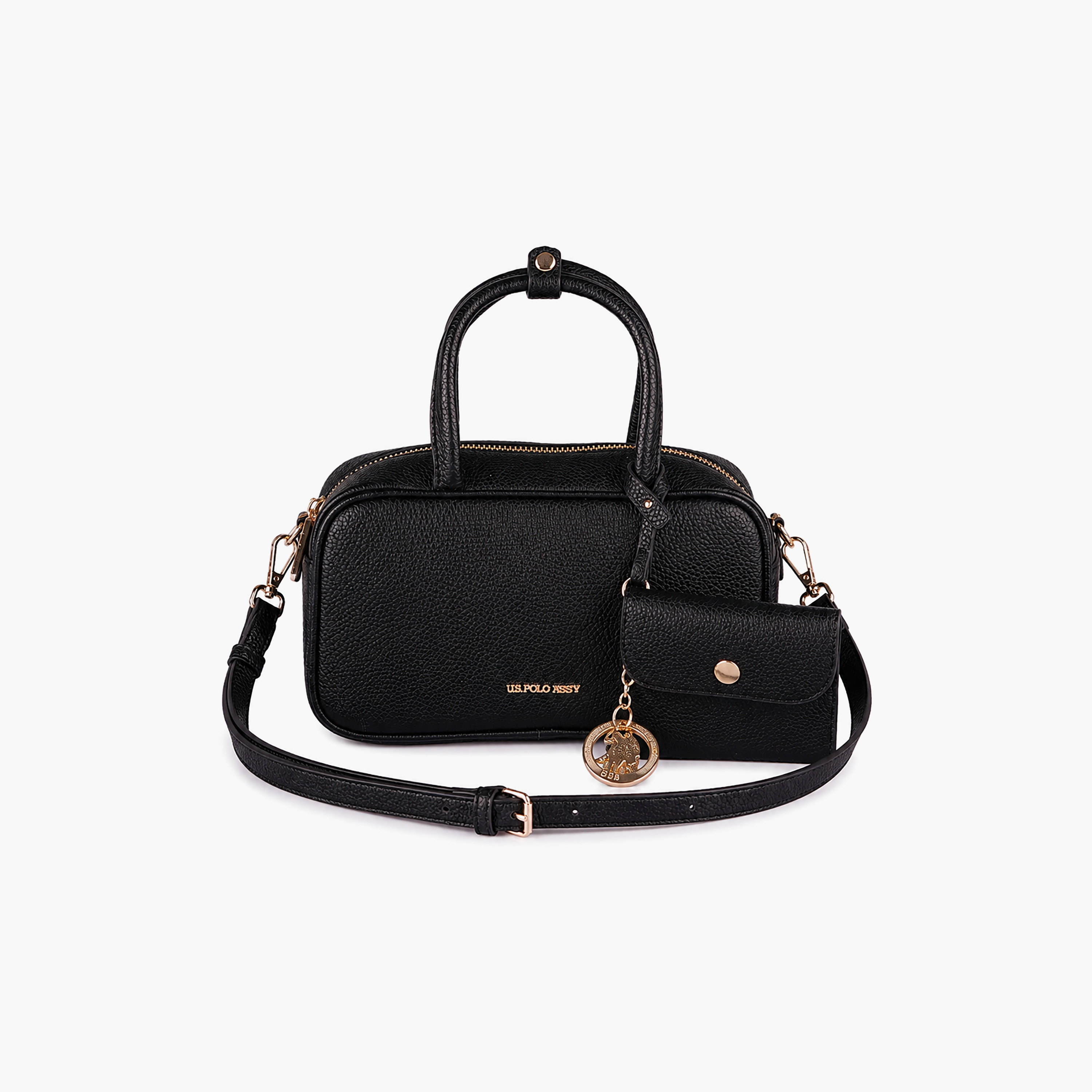 U.S. Polo Assn. Oxford Signature Navy Red White Box Bag | US6560-women-bagsandwallets-handbags-image-1