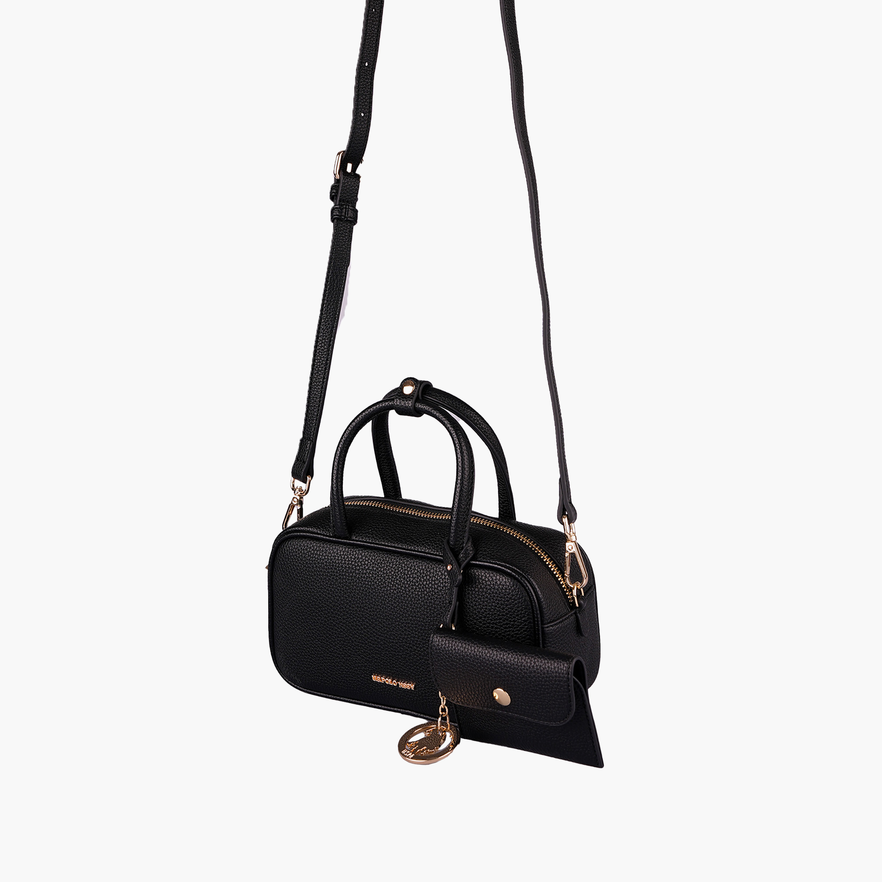 U.S. Polo Assn. Oxford Signature Navy Red White Box Bag | US6560-women-bagsandwallets-handbags-image-2