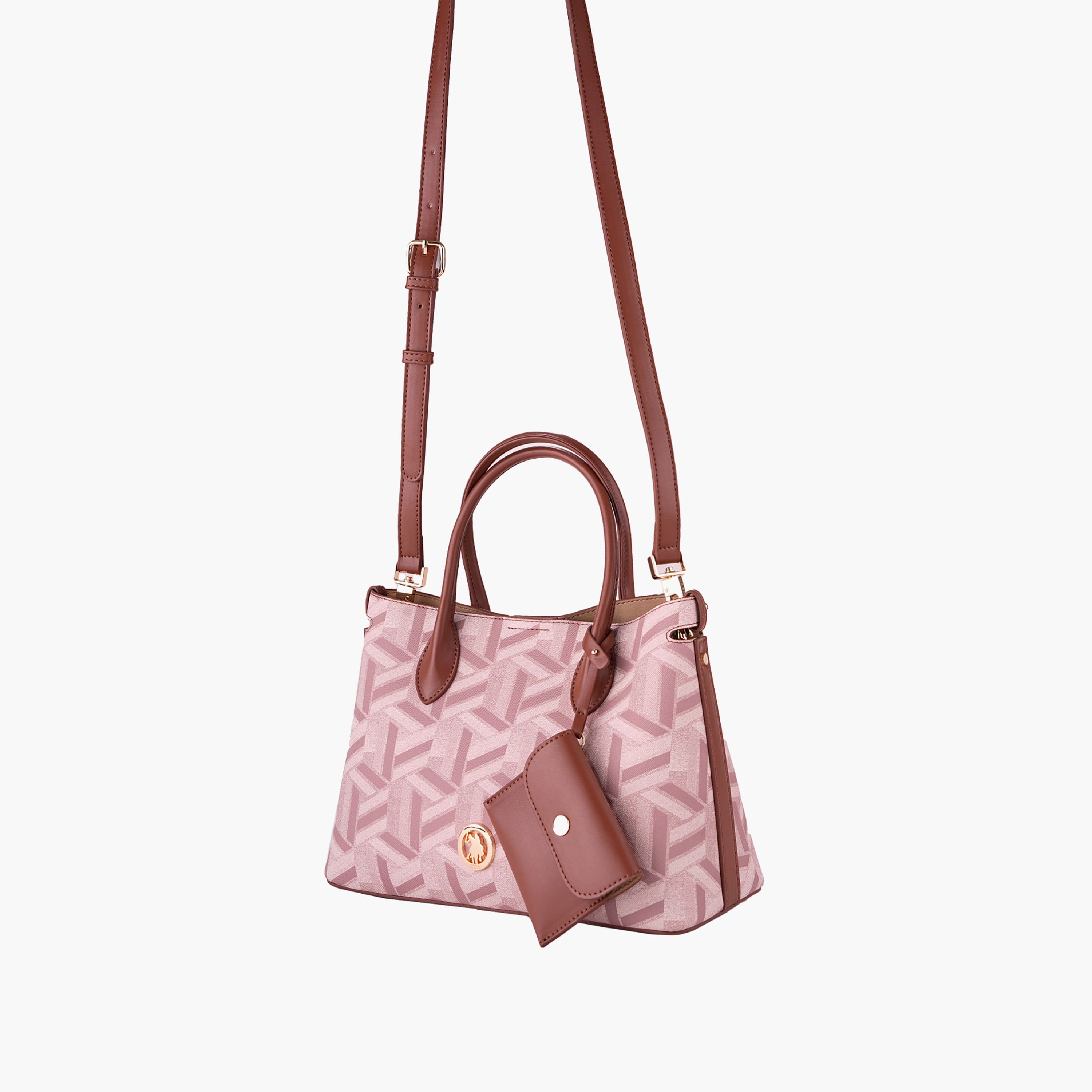U.S. Polo Assn. Kensington Club Light Brown Tote Bag | US6566-women-bagsandwallets-handbags-image-2