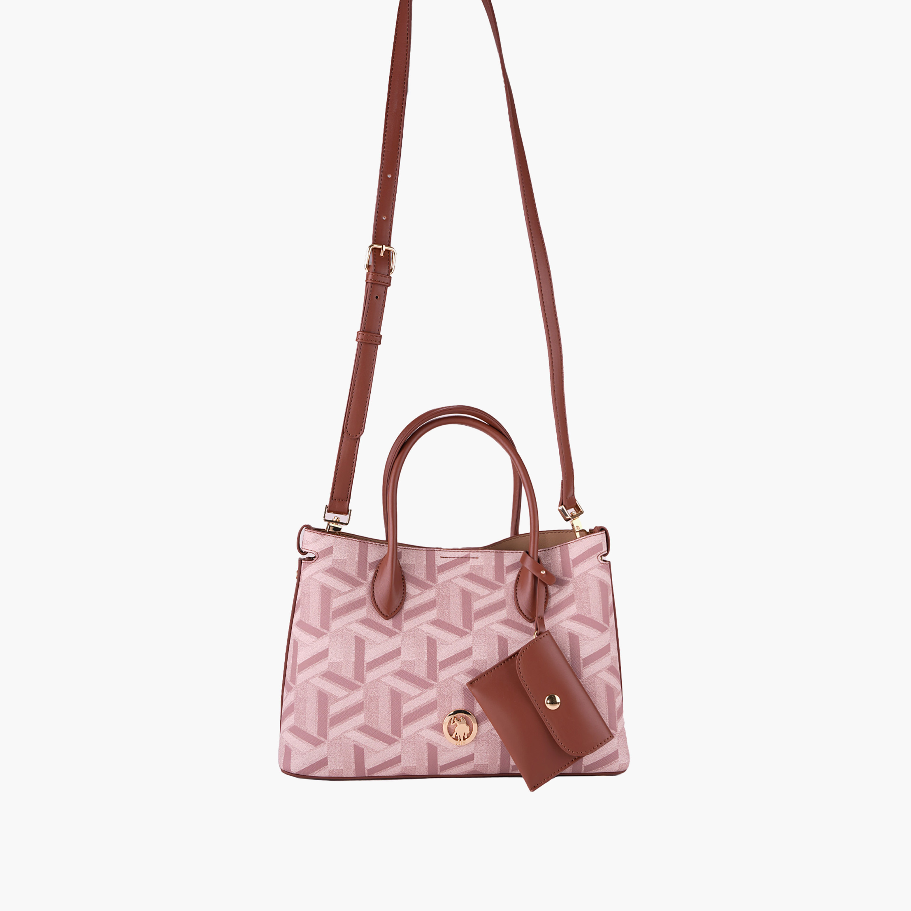 U.S. Polo Assn. Kensington Club Light Brown Tote Bag | US6566-women-bagsandwallets-handbags-image-5