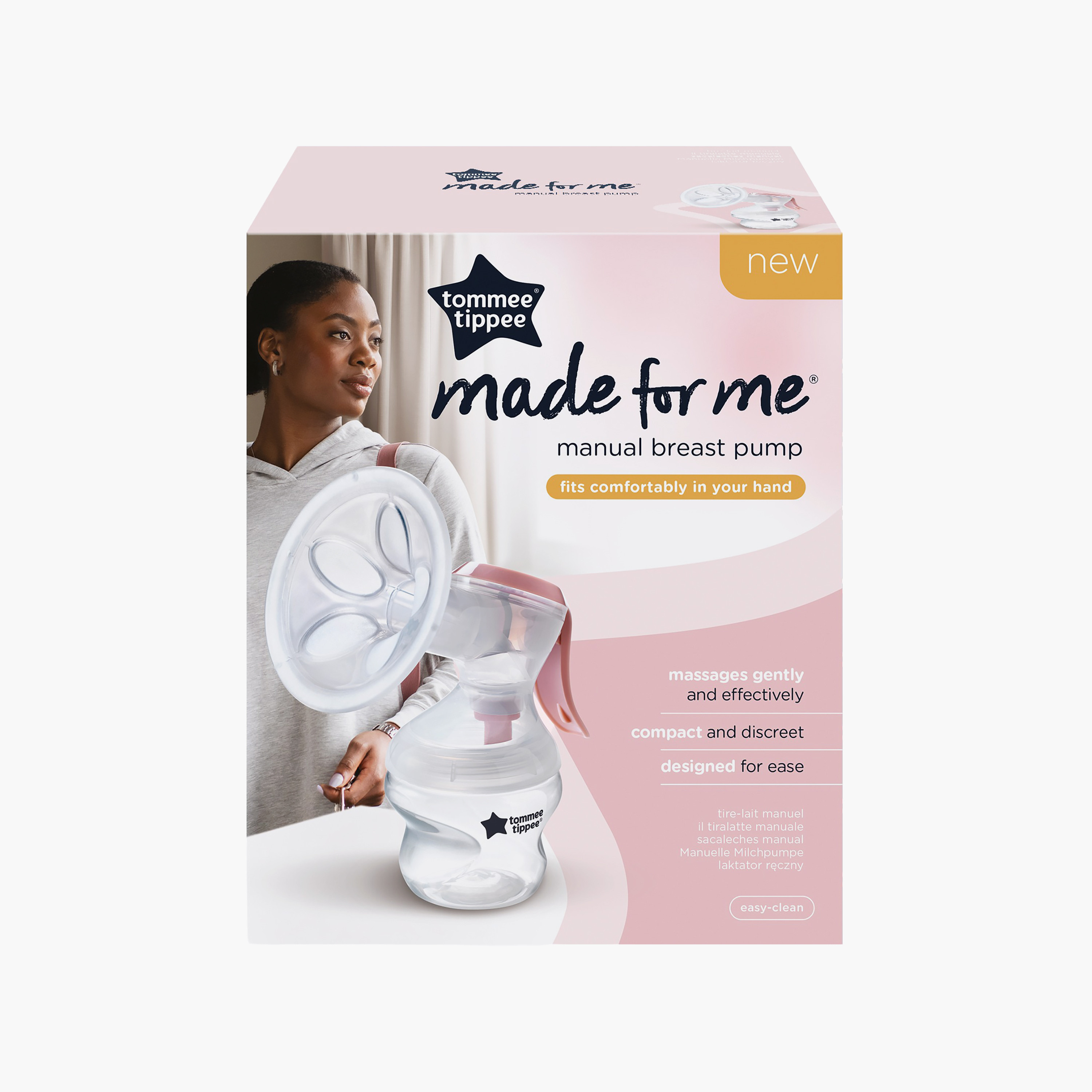 مضخة حليب الأم اليدوية "ميد فور مي" من تومي تيبي-baby-feeding-breastfeedingandcare-image-8