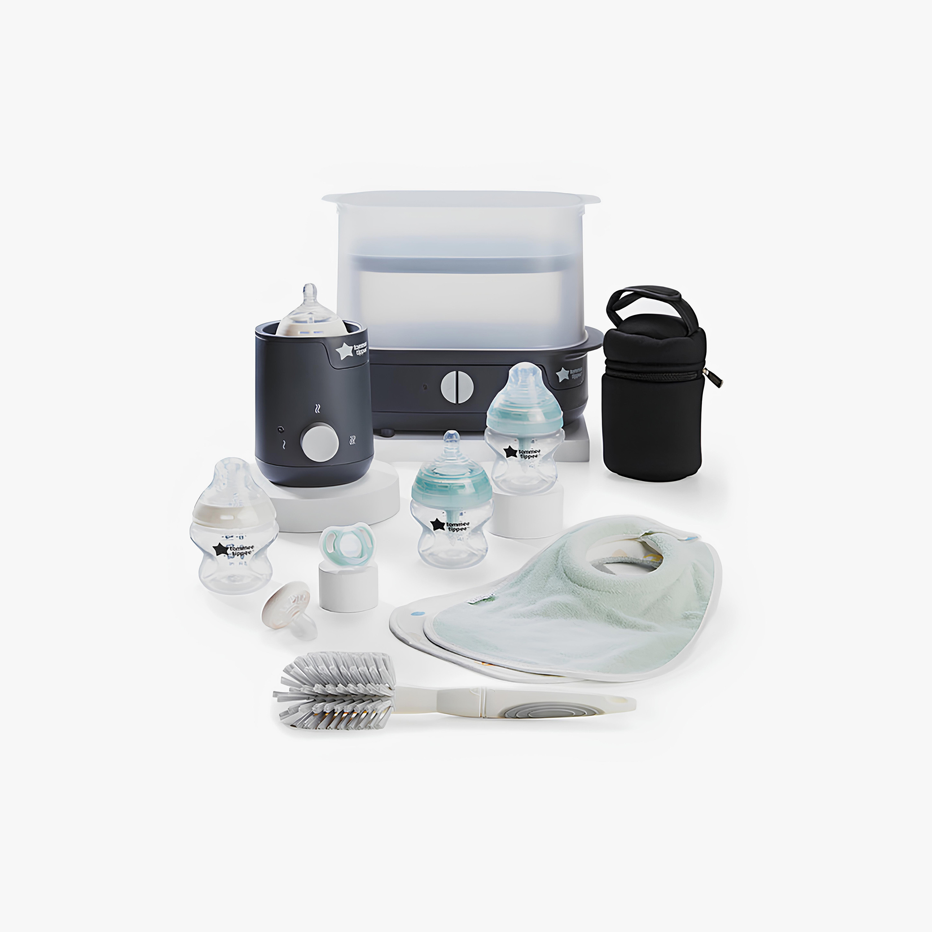 طقم الرضاعة الكامل 12 قطعة من تومي تيبي-baby-feeding-accessories-image-1