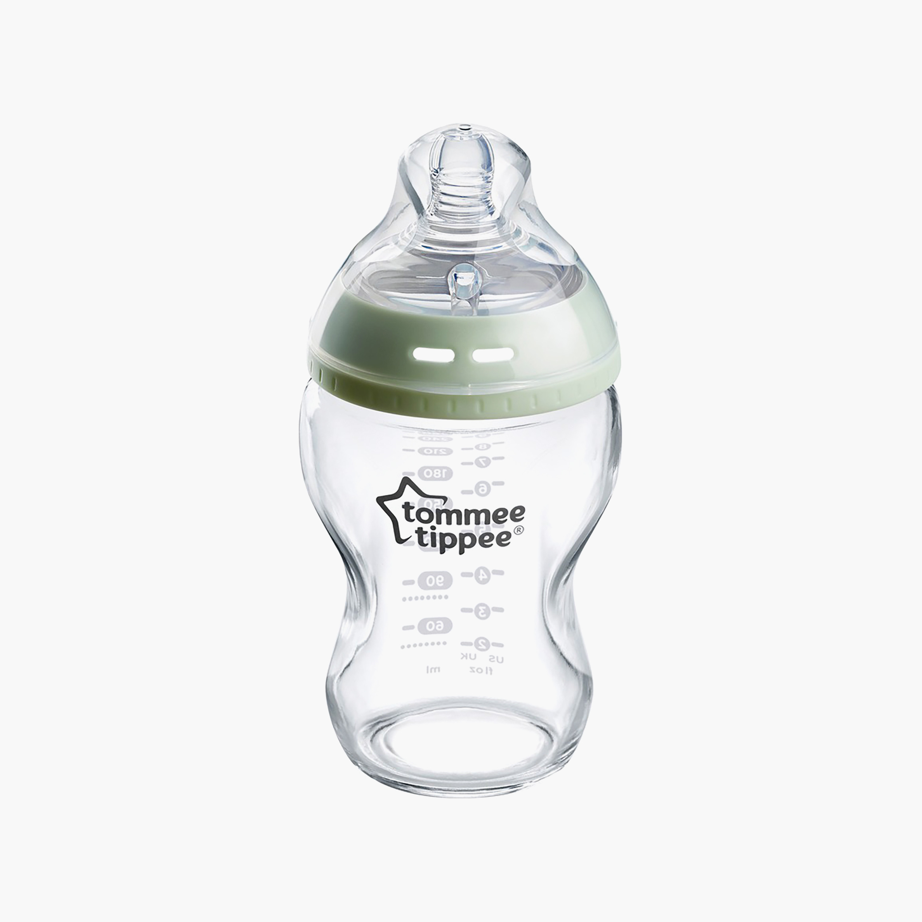 Tommee Tippee Natural Start Glass Feeding Bottle - 250 ml-baby-feeding-feedingbottles-bottlesandteats-image-1