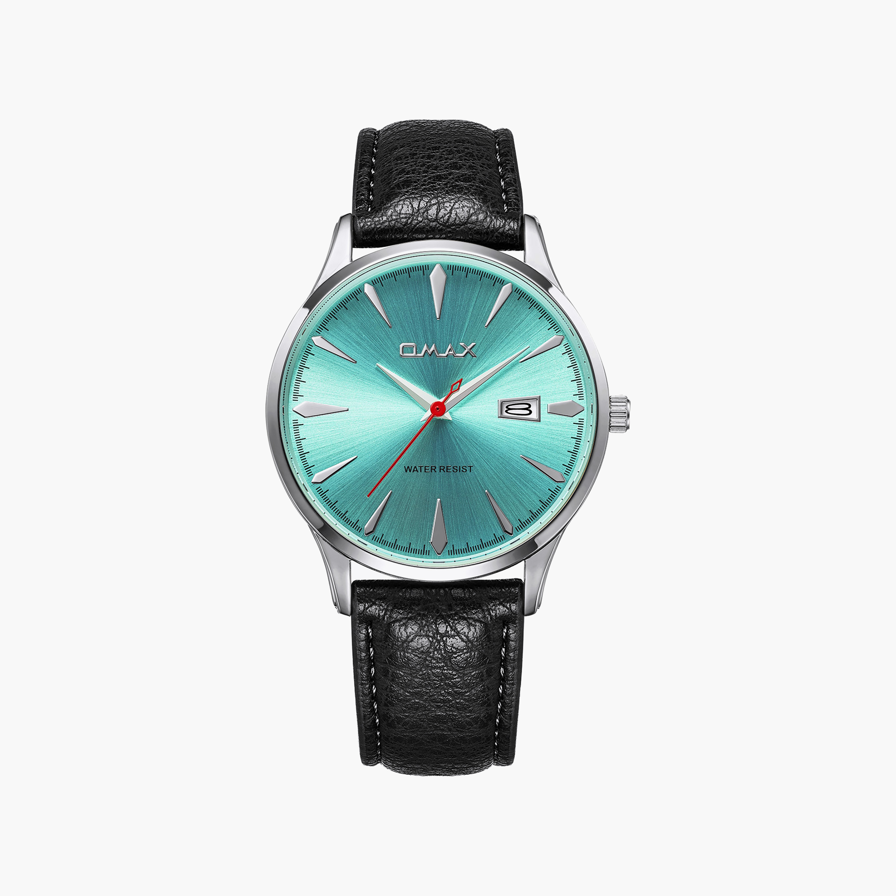 OMAX Men's Blue Round 41 MM Analog Watch | 00SSD009S003-men-watchesandjewellery-watches-image-1