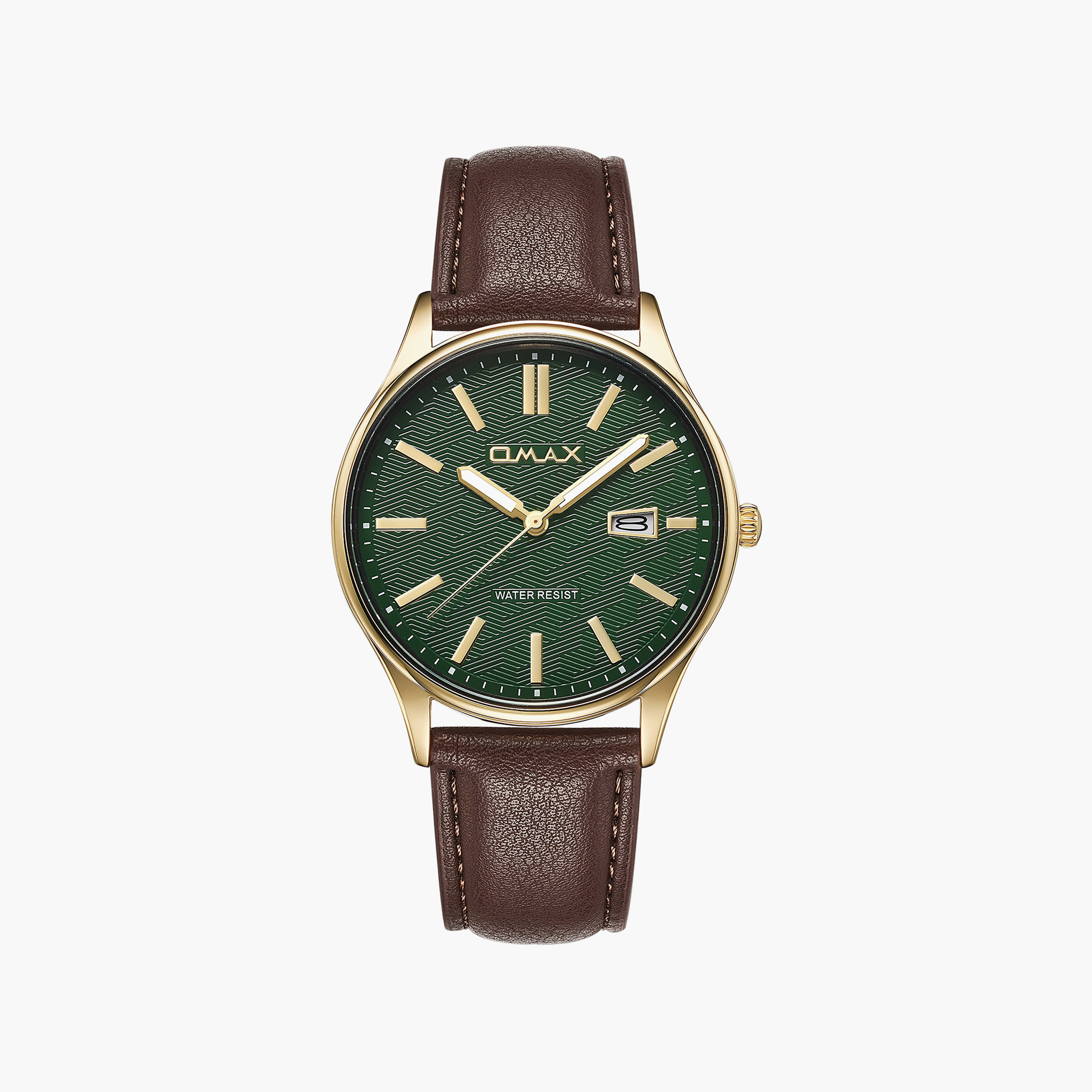 OMAX Men's Green Round 41 MM Analog Watch | 00SSD011G010-men-watchesandjewellery-watches-image-1
