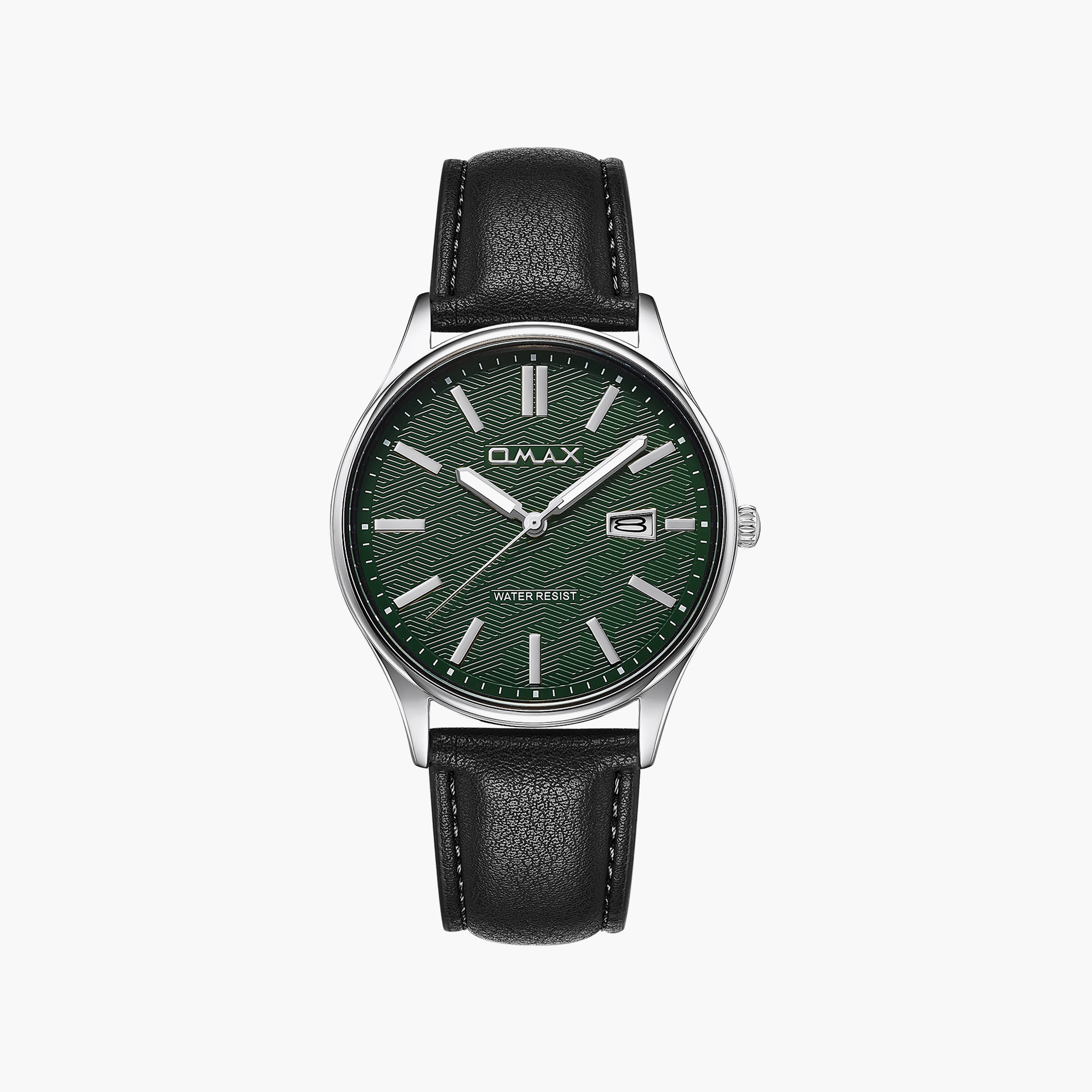 OMAX Men's Green Round 41 MM Analog Watch | 00SSD011S003-men-watchesandjewellery-watches-image-1